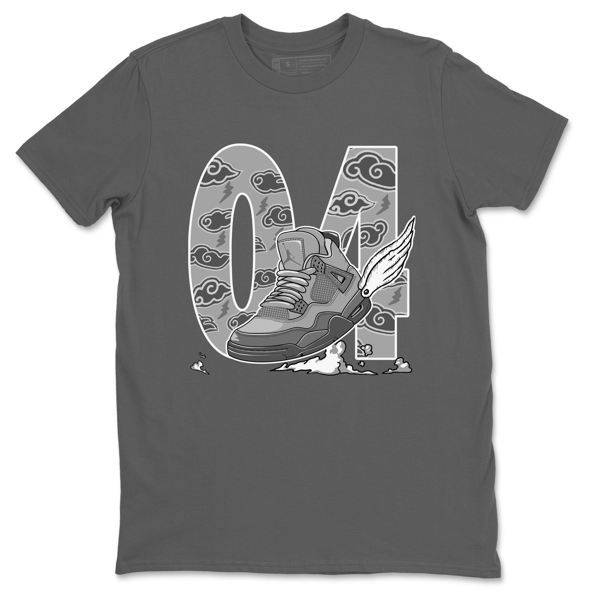 Fly To The Clouds snkmatch Tees - Air Jordan 4 Wet Cement