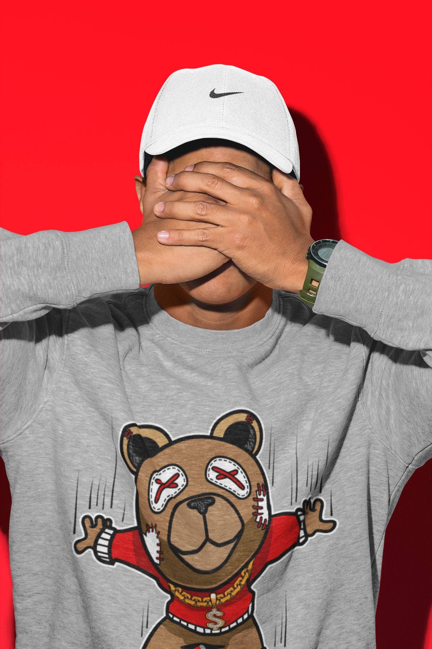 Flying Bear Unisex Tops - Air Jordan 3 Fire Red