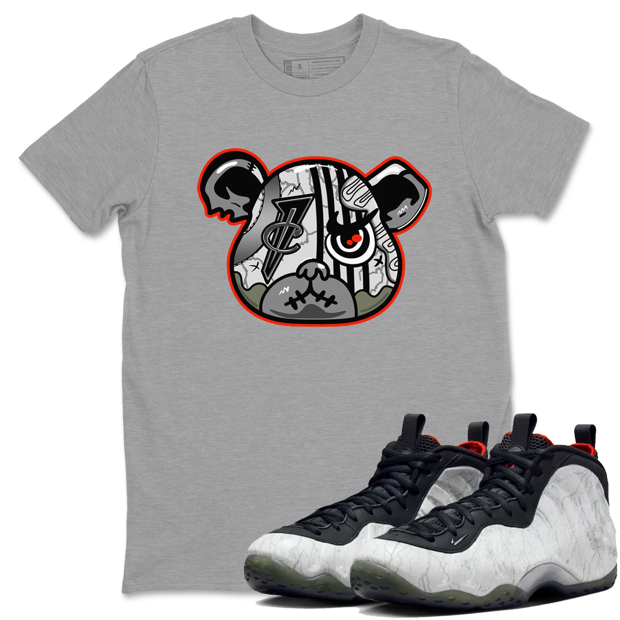 Foamposite Bear snkmatch Tees - Air Foamposite One Jin