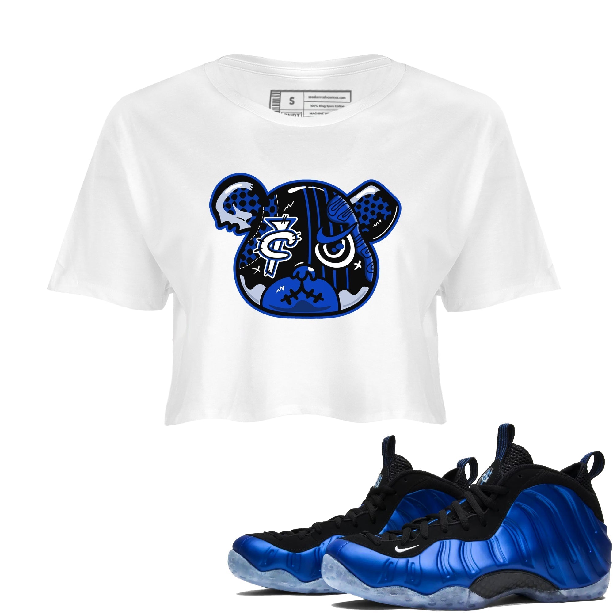 Foamposite Bear snkmatch Women's Top - Air Foamposite One Royal