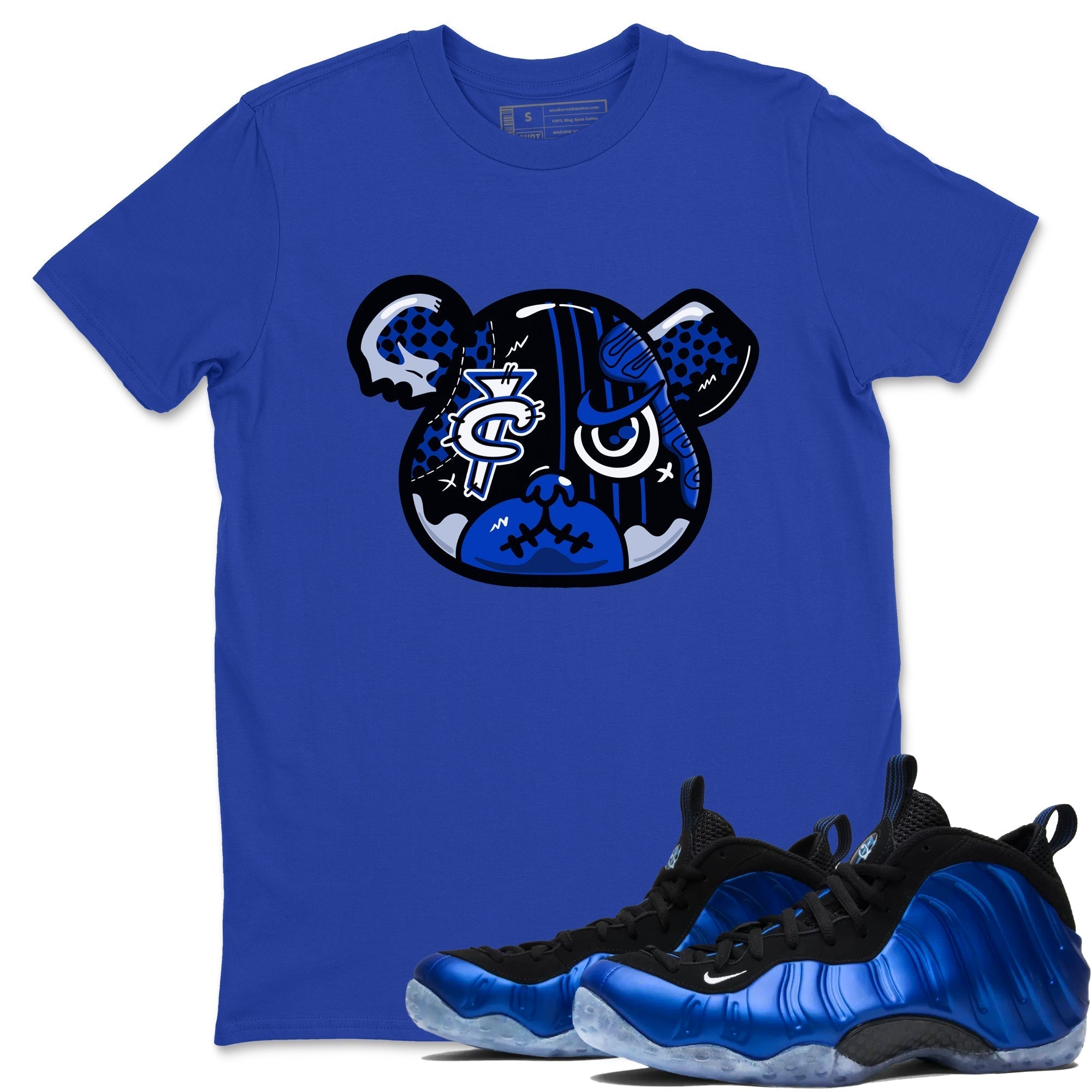 Foamposite Bear snkmatch Tees - Air Foamposite One Royal