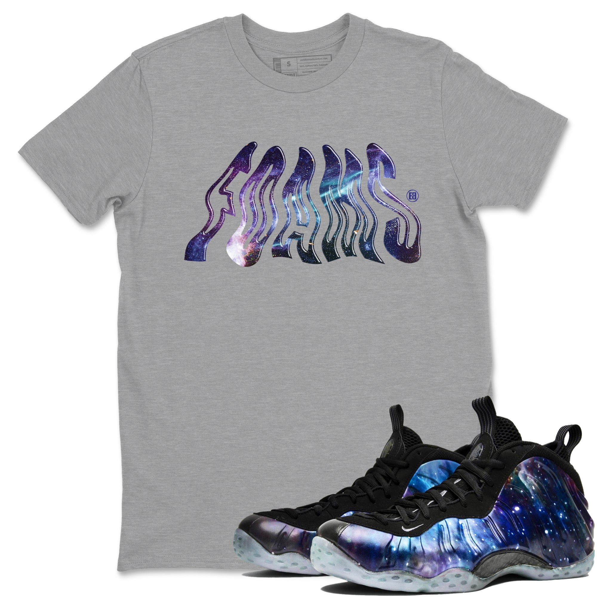 Foams snkmatch Tees - Air Foamposite One Galaxy