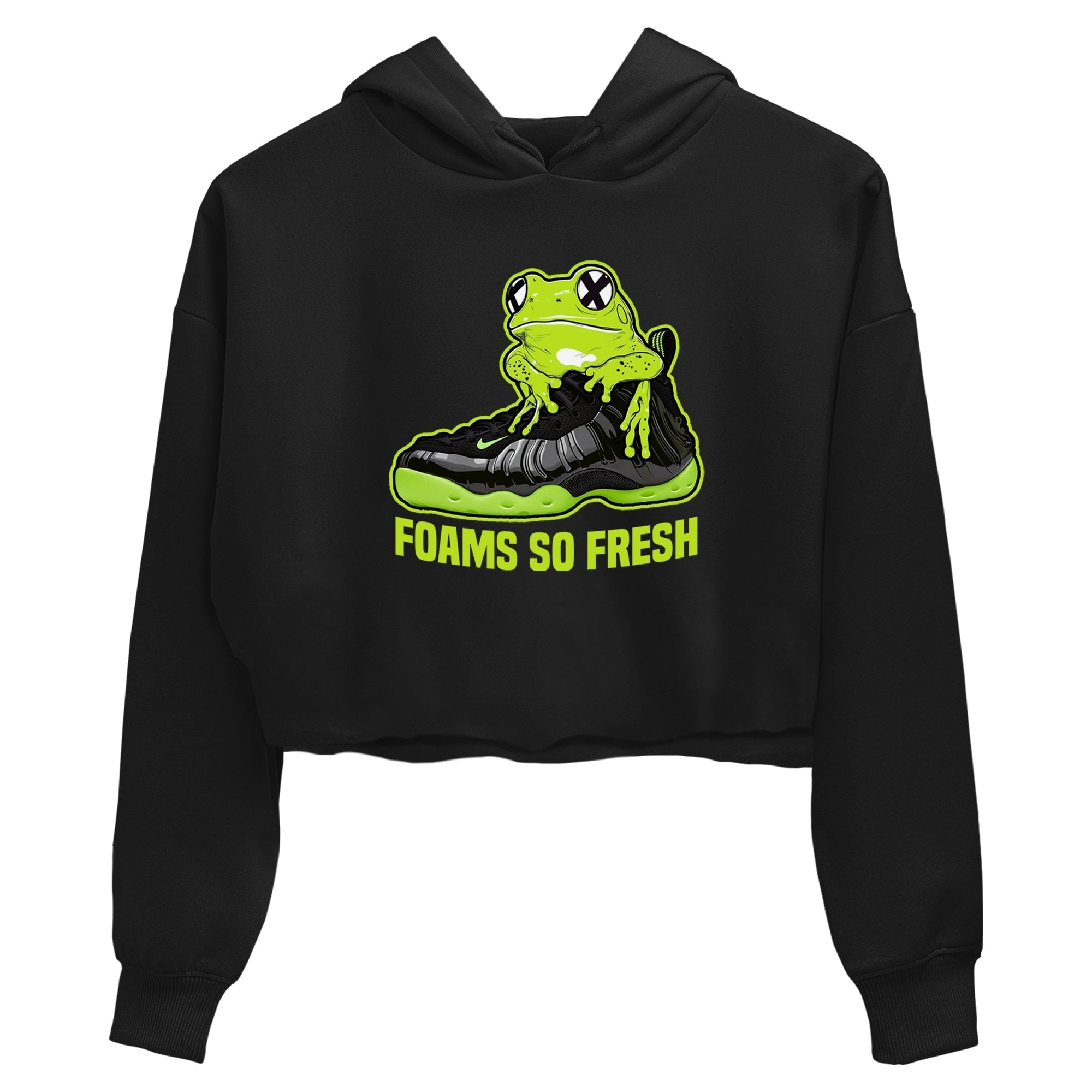 Foams So Fresh snkmatch Women's Top - Air Foamposite One Black Volt