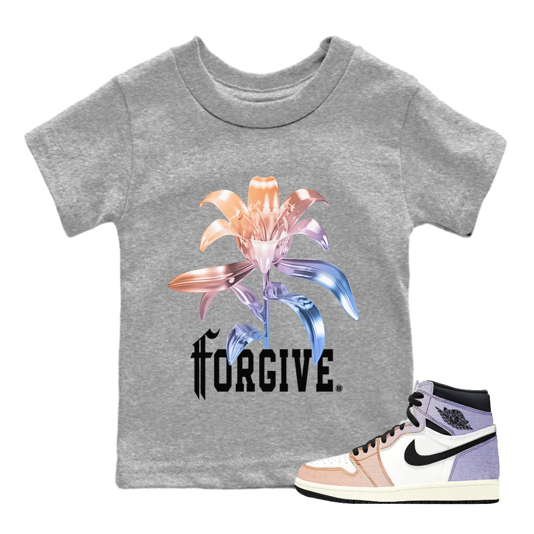 Forgive Kids Tops - Air Jordan 1 Skyline