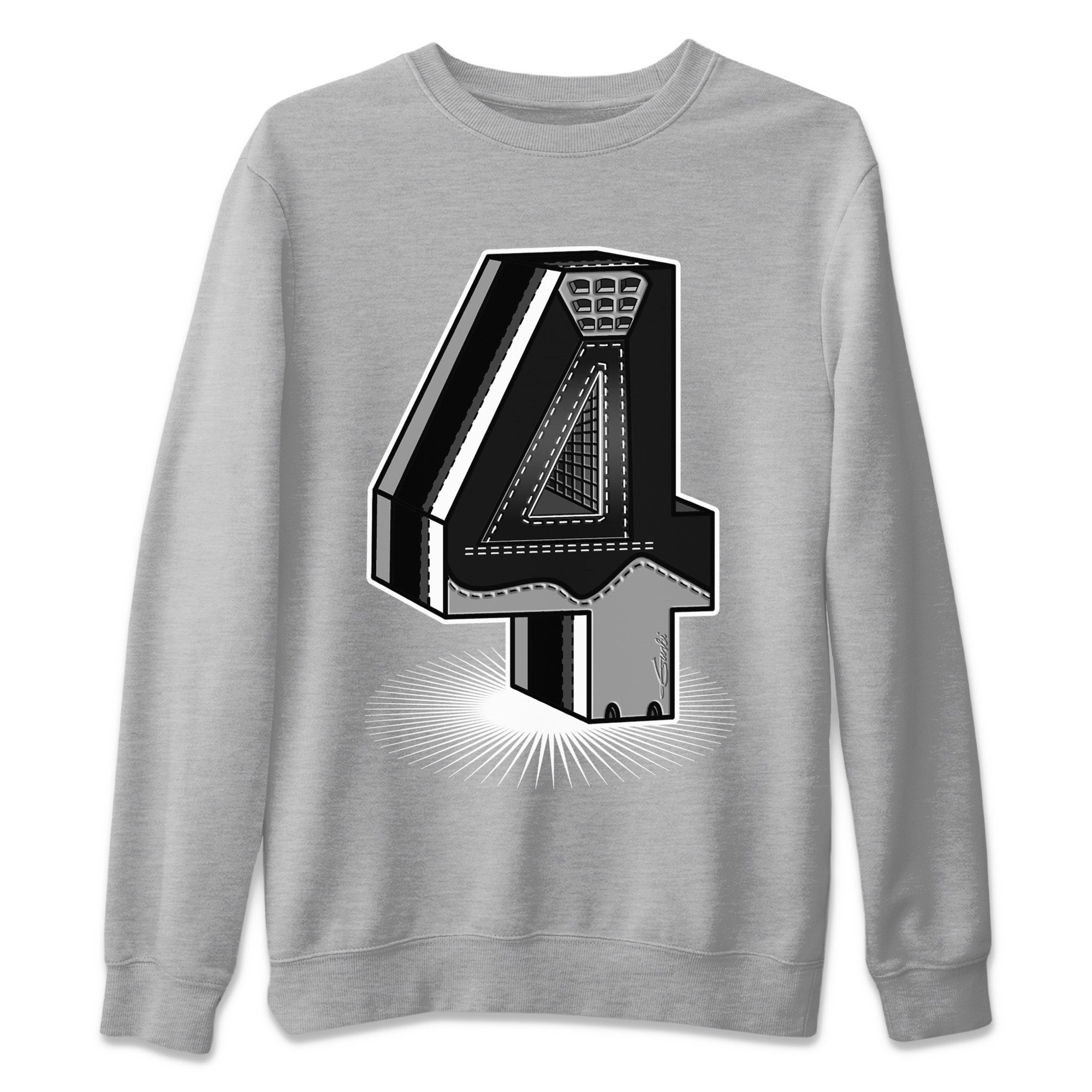 Four Statue Unisex Tops - Air Jordan 4 Black Canvas
