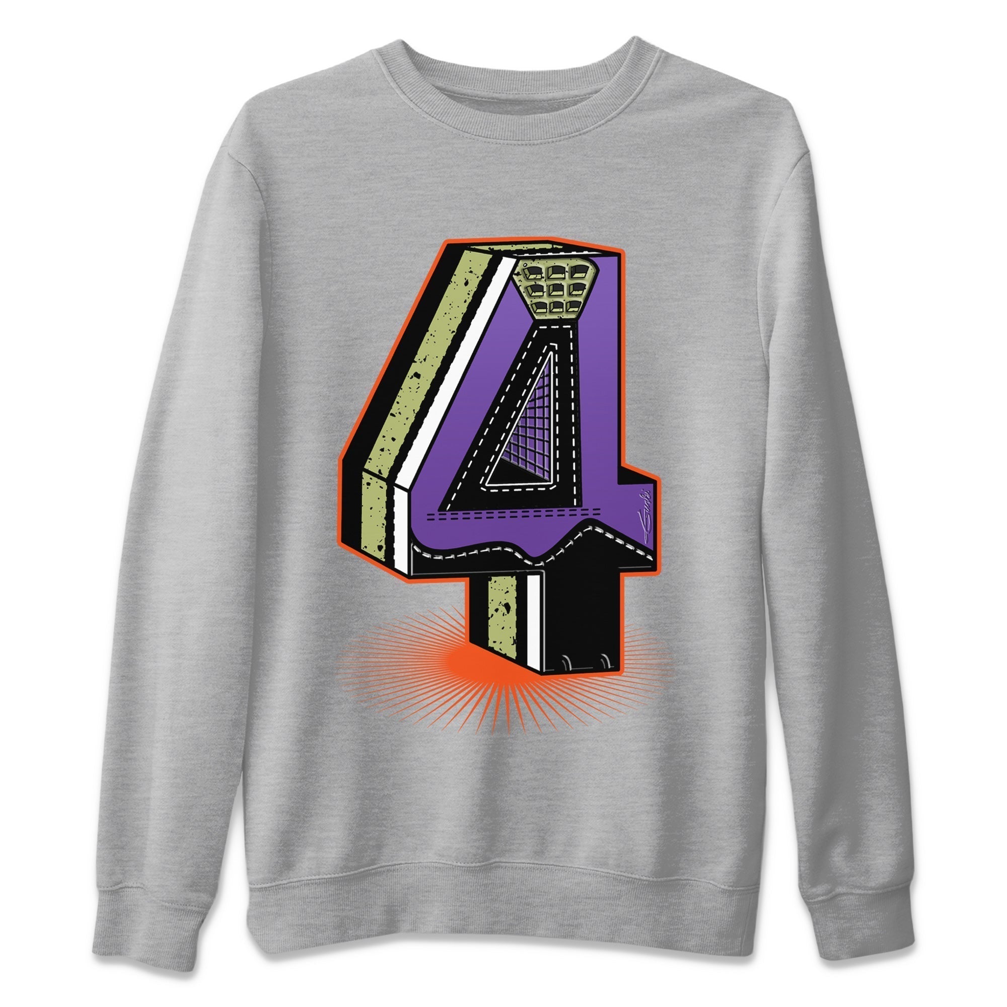 Four Statue Unisex Tops - Air Jordan 4 Canyon Purple