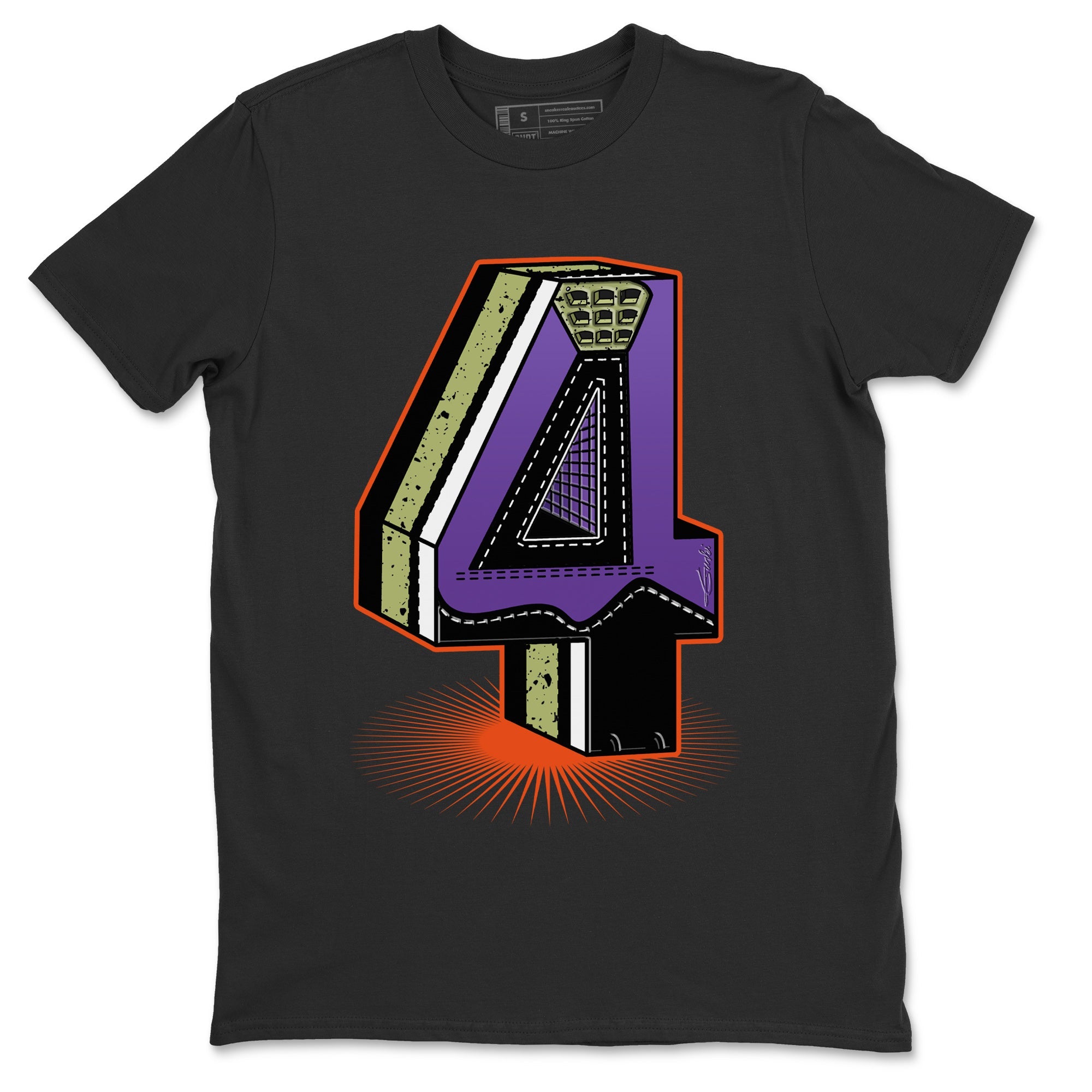Four Statue Unisex Tops - Air Jordan 4 Canyon Purple