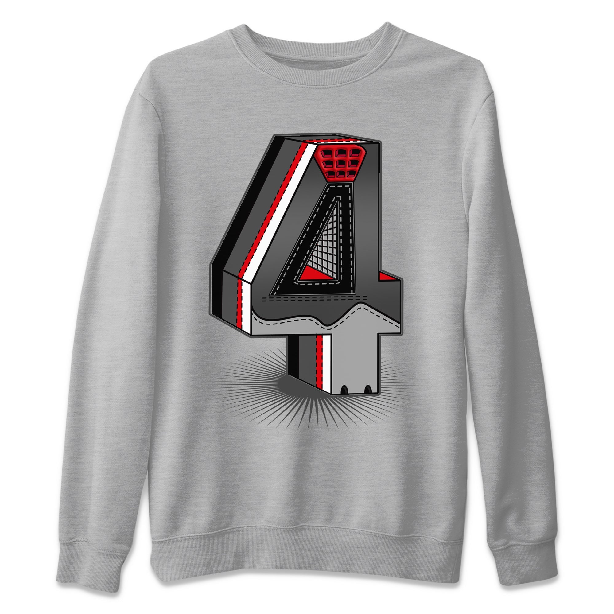 Four Statue Unisex Tops - Air Jordan 4 Infrared