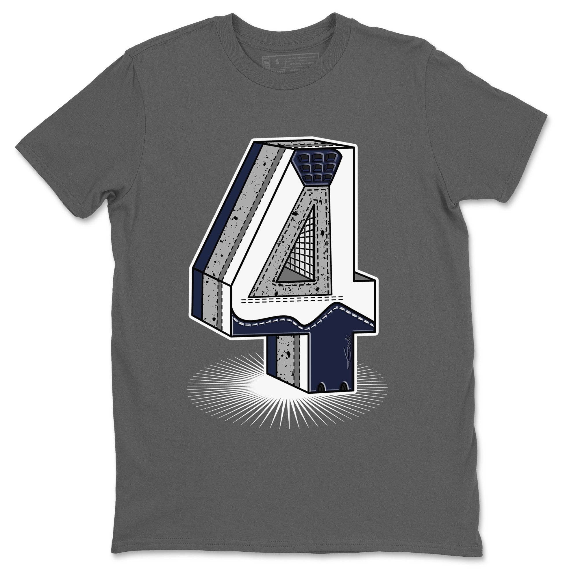 Four Statue Unisex Tops - Air Jordan 4 Midnight Navy