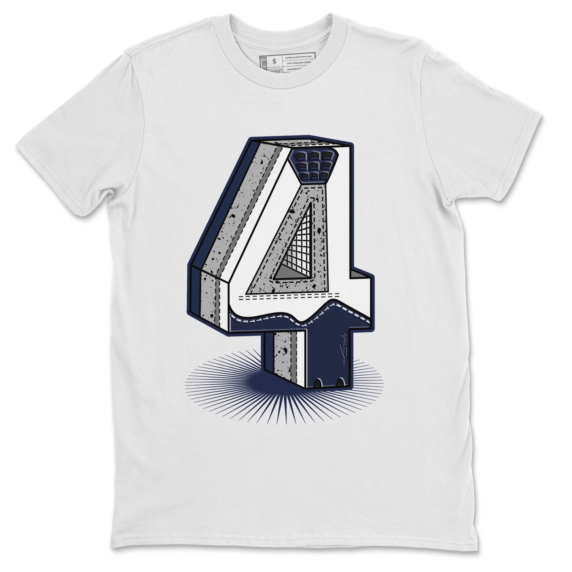 Four Statue Unisex Tops - Air Jordan 4 Midnight Navy