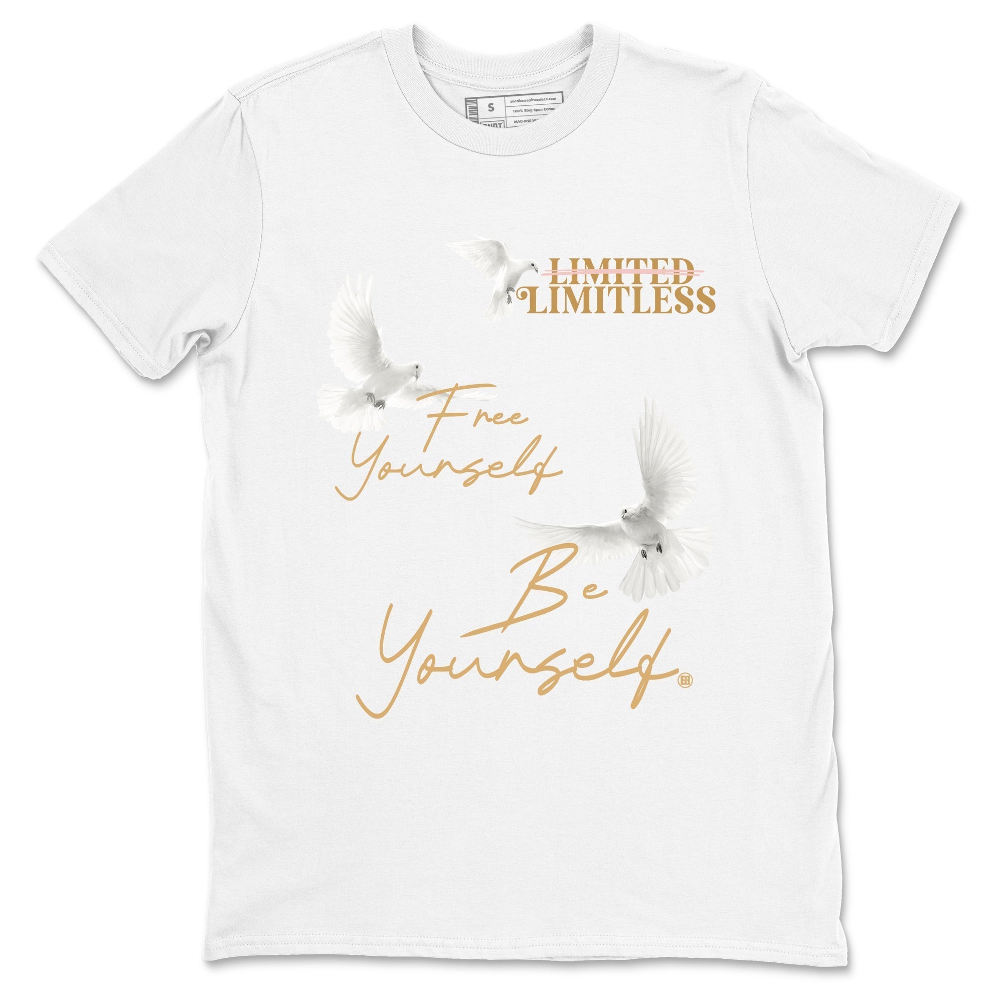 Free Yourself Be Yourself snkmatch Tees - Air Force 1 Linen