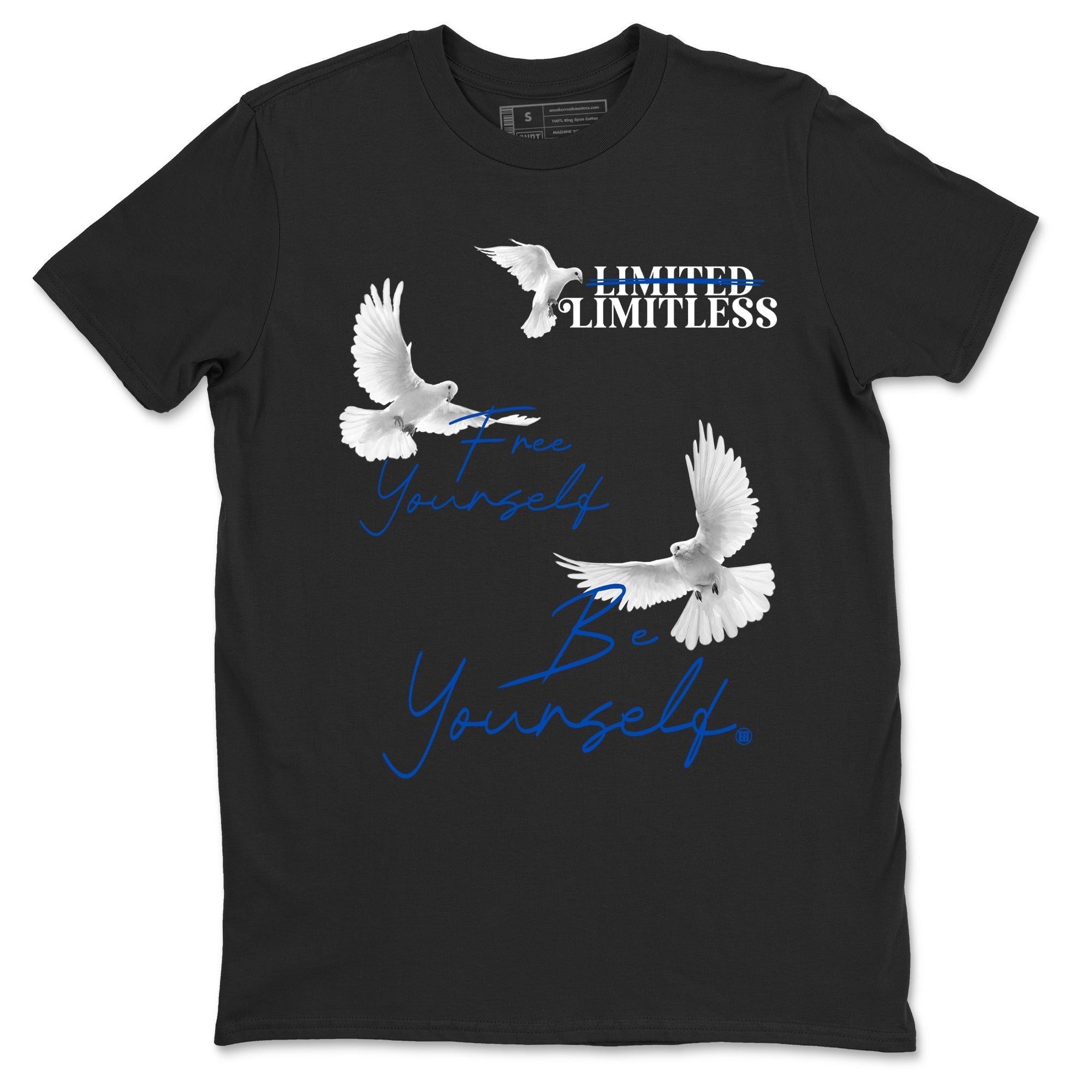 Free Yourself Be Yourself snkmatch Tees - Air Jordan 1 Game Royal