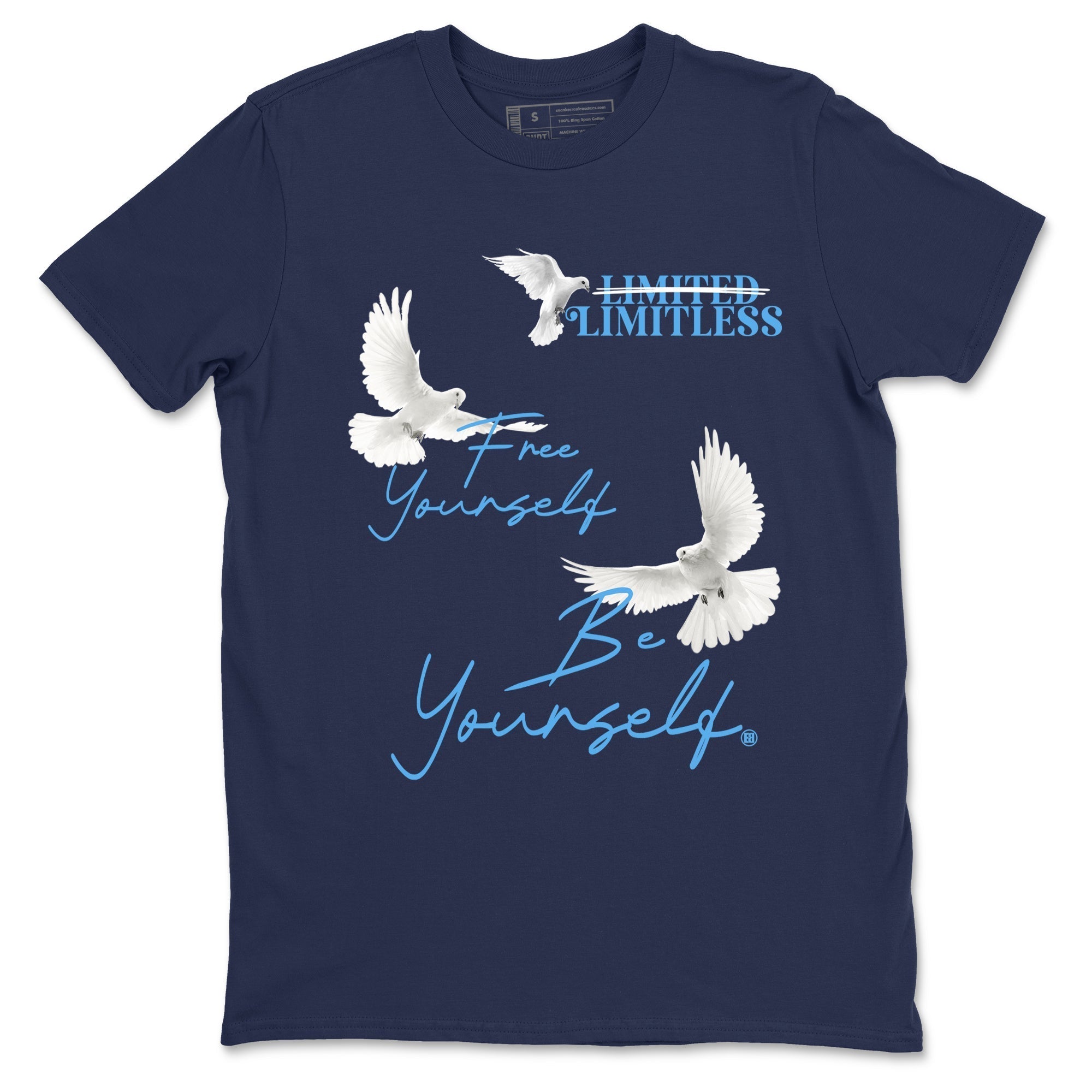 Free Yourself Be Yourself snkmatch Tees - Air Jordan 1 Obsidian
