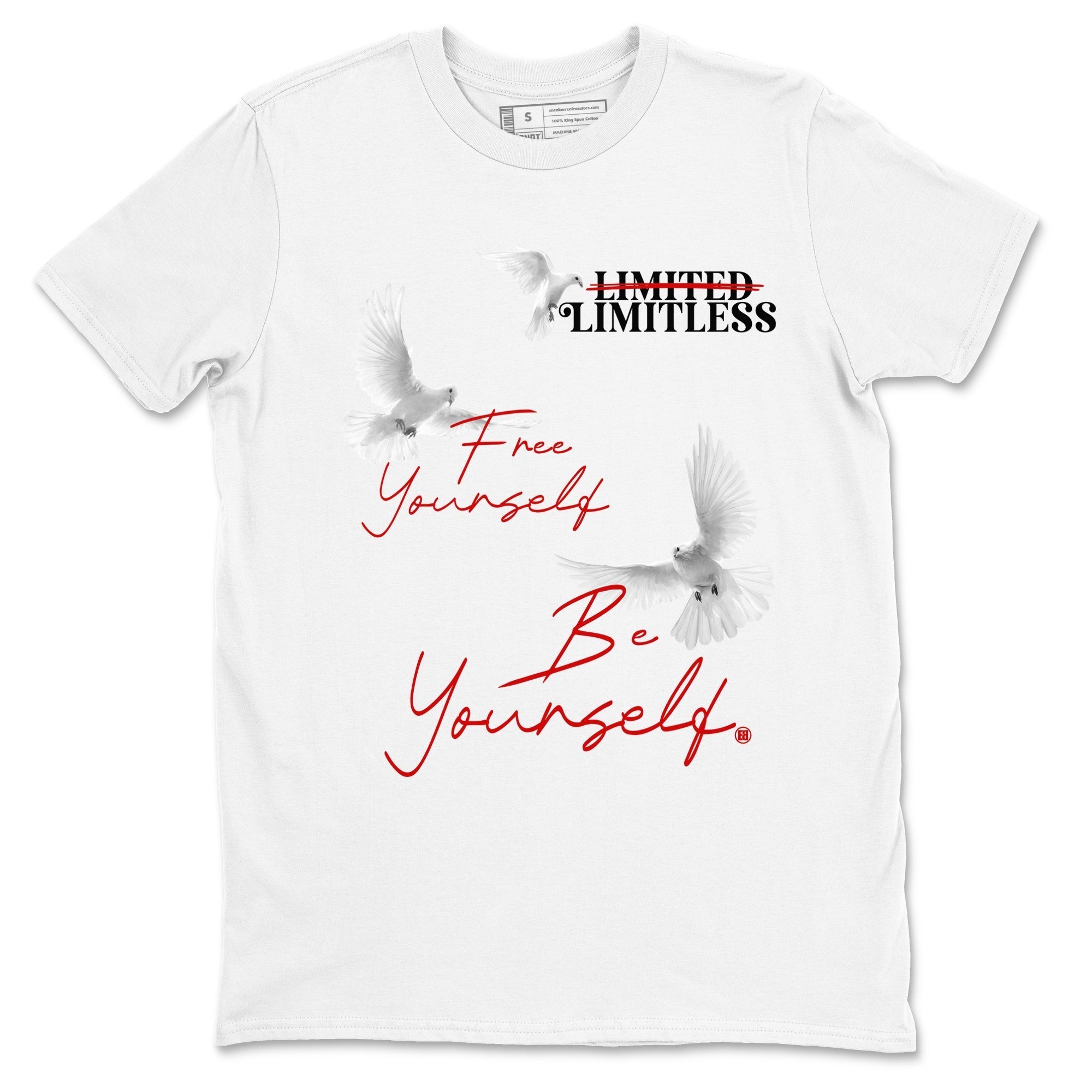 Free Yourself Be Yourself snkmatch Tees - Air Jordan 11 Bred Velvet