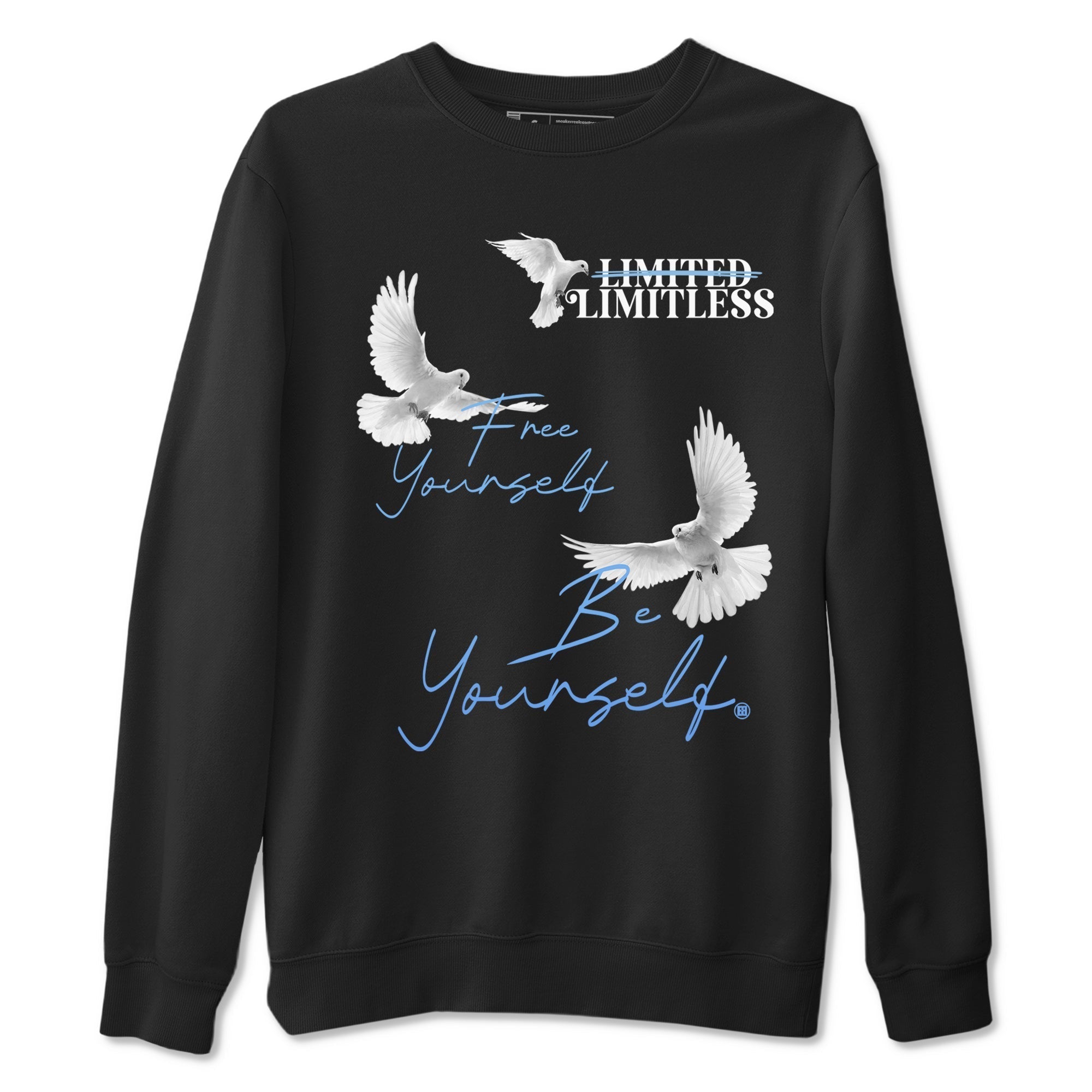 Free Yourself Be Yourself snkmatch Tees - Air Jordan 11 Legend Blue
