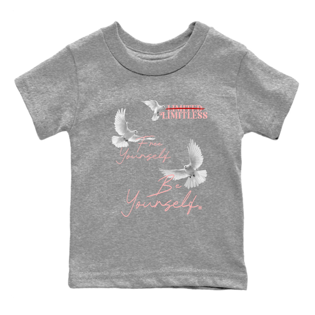 Free Yourself Be Yourself snkmatch Tees Kids - Air Jordan 3 Valentines Day