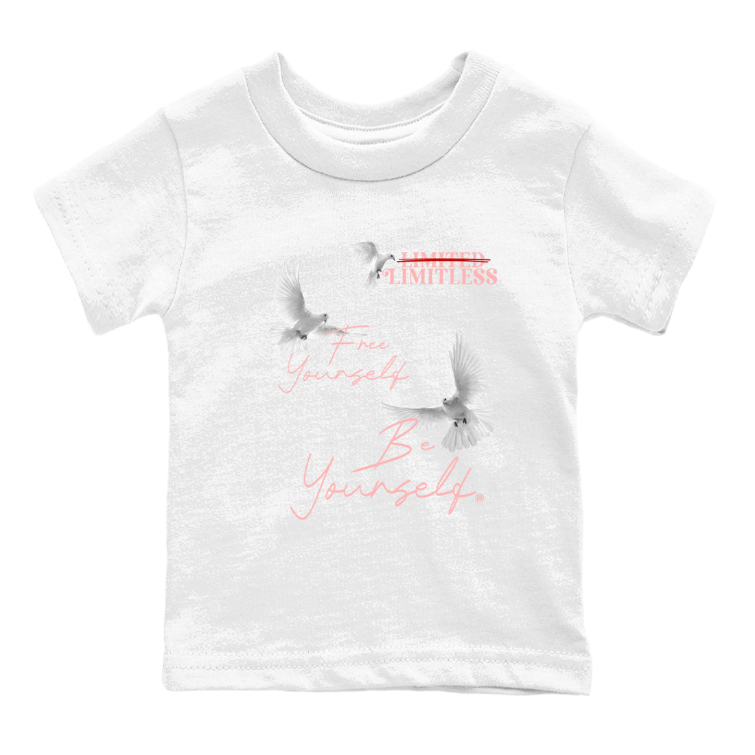 Free Yourself Be Yourself snkmatch Tees Kids - Air Jordan 3 Valentines Day