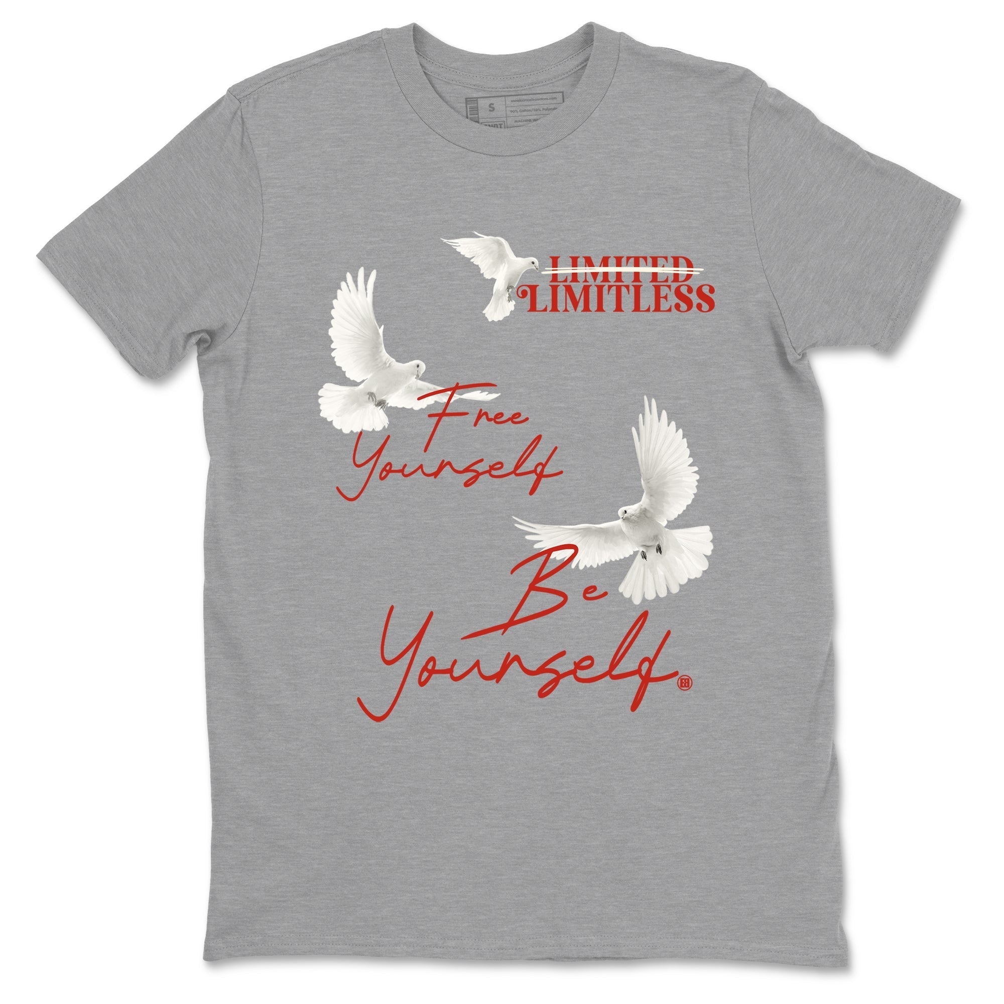 Free Yourself Be Yourself snkmatch Tees - Air Jordan 4 Brick By Brick
