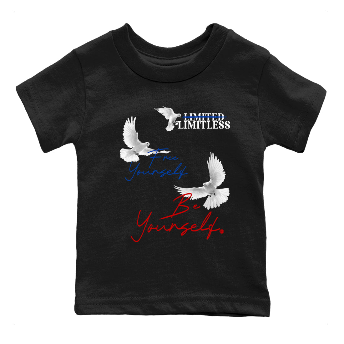 Free Yourself Be Yourself snkmatch Tees Kids - Air Jordan 4 Rare Air