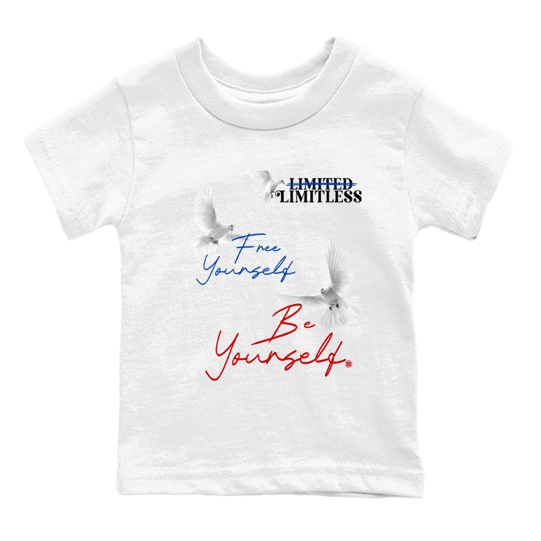 Free Yourself Be Yourself snkmatch Tees Kids - Air Jordan 4 Rare Air
