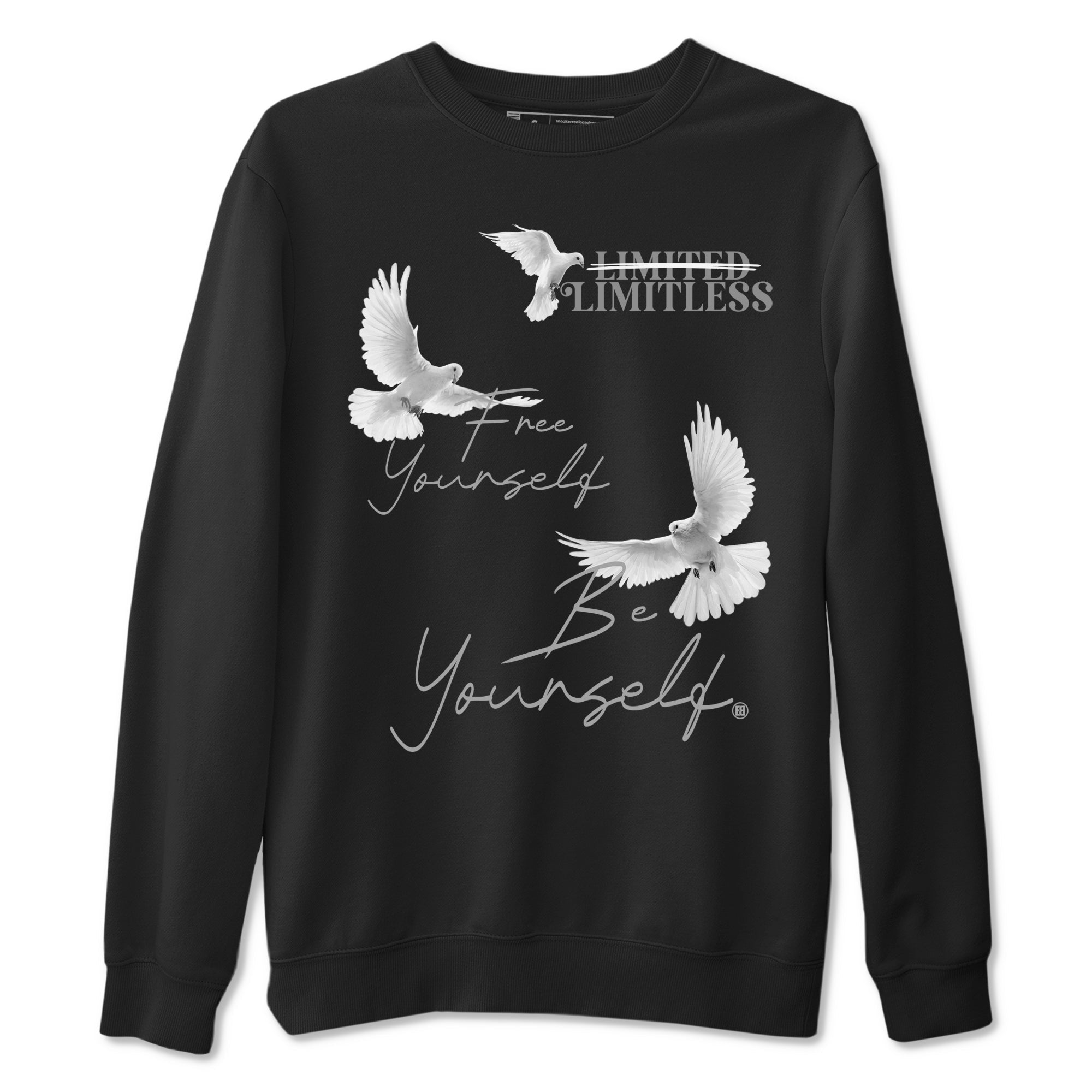Free Yourself Be Yourself snkmatch Tees - Air Jordan 4 Wet Cement