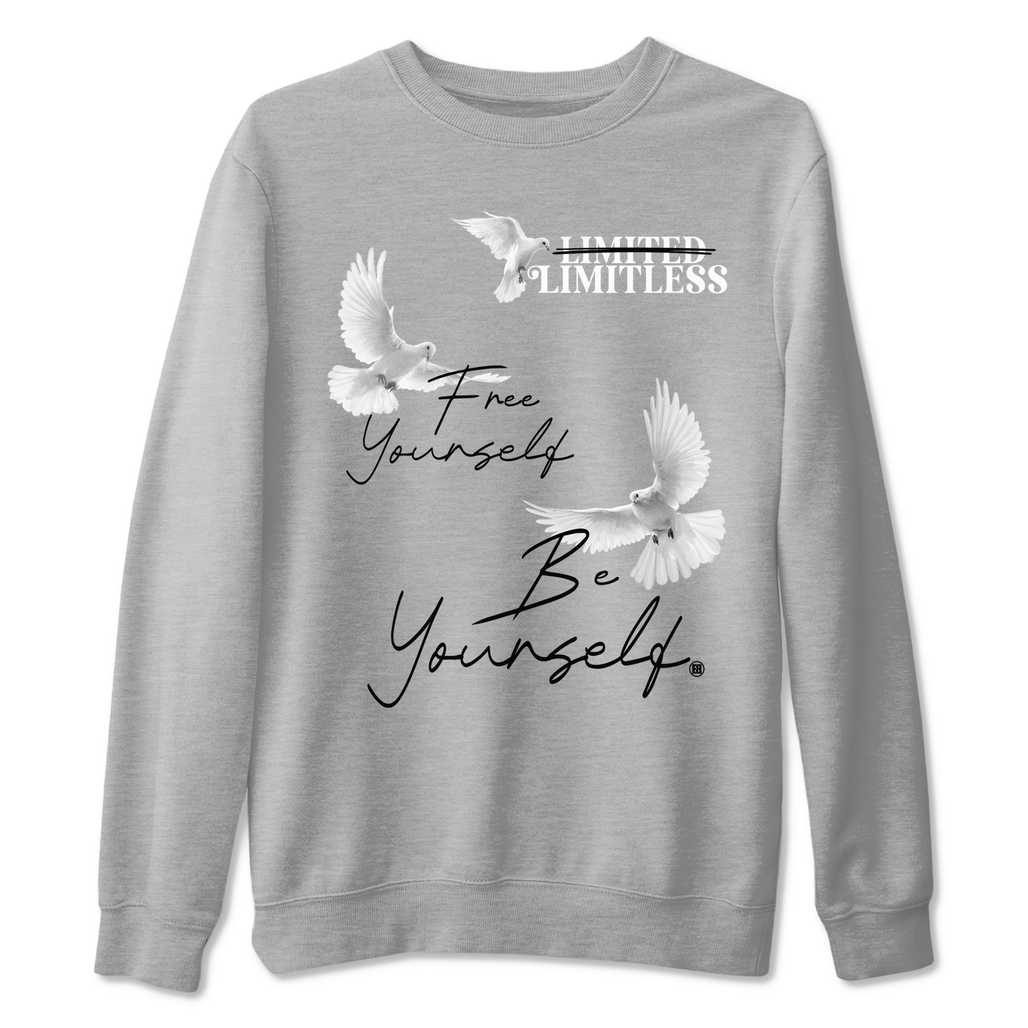 Free Yourself Be Yourself snkmatch Tees - Air Jordan 4 Wet Cement
