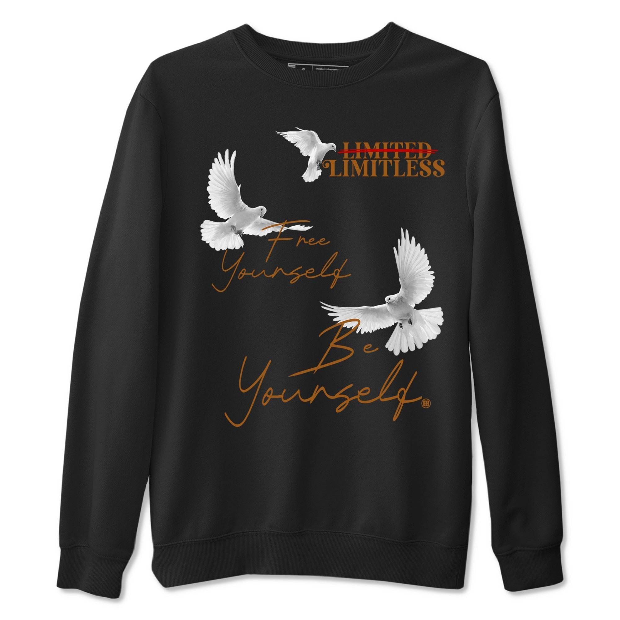 Free Yourself Be Yourself snkmatch Tees - Air Jordan 5 Archaeo Brown
