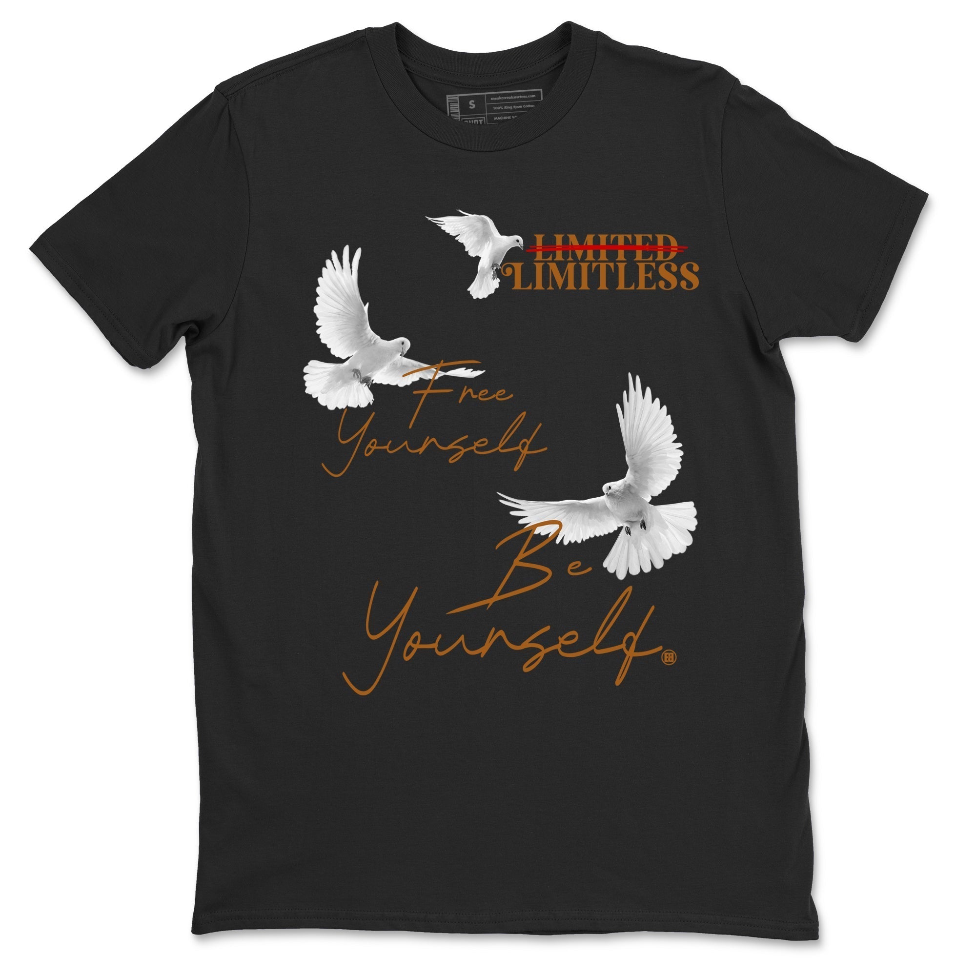 Free Yourself Be Yourself snkmatch Tees - Air Jordan 5 Archaeo Brown