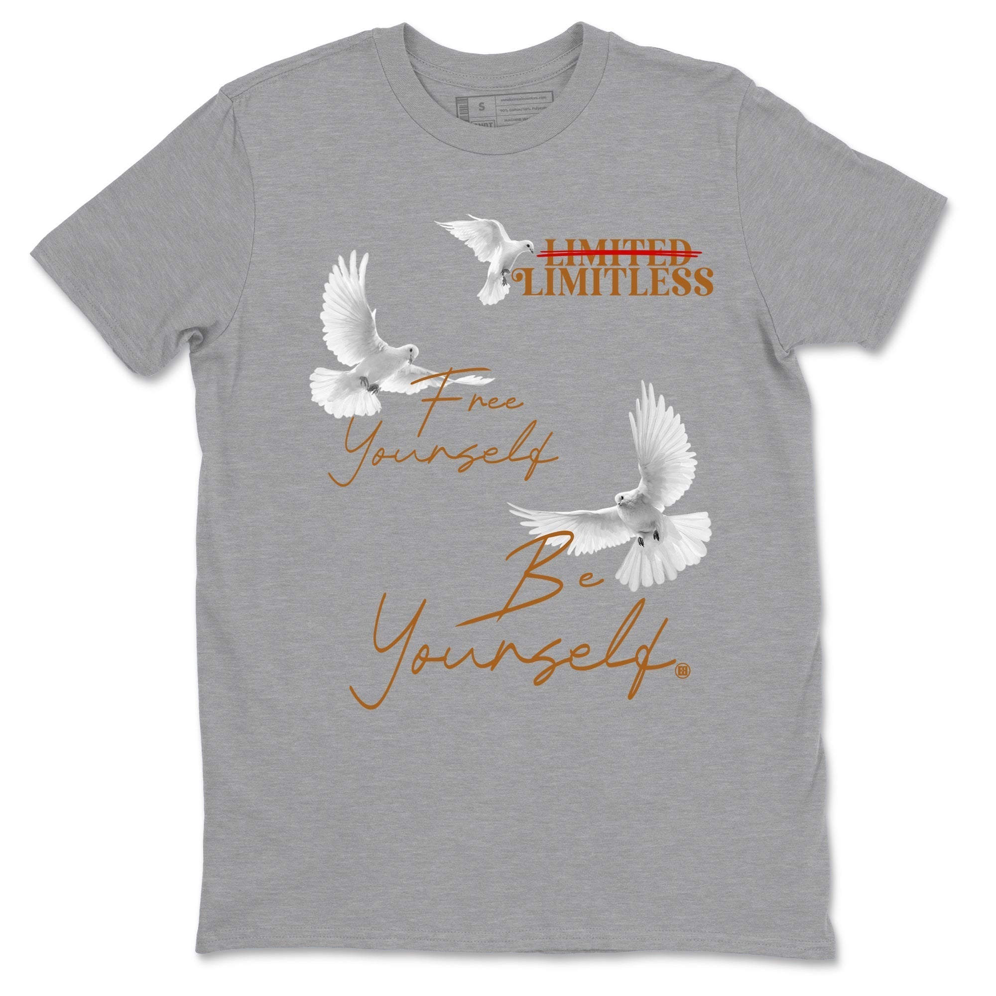 Free Yourself Be Yourself snkmatch Tees - Air Jordan 5 Archaeo Brown