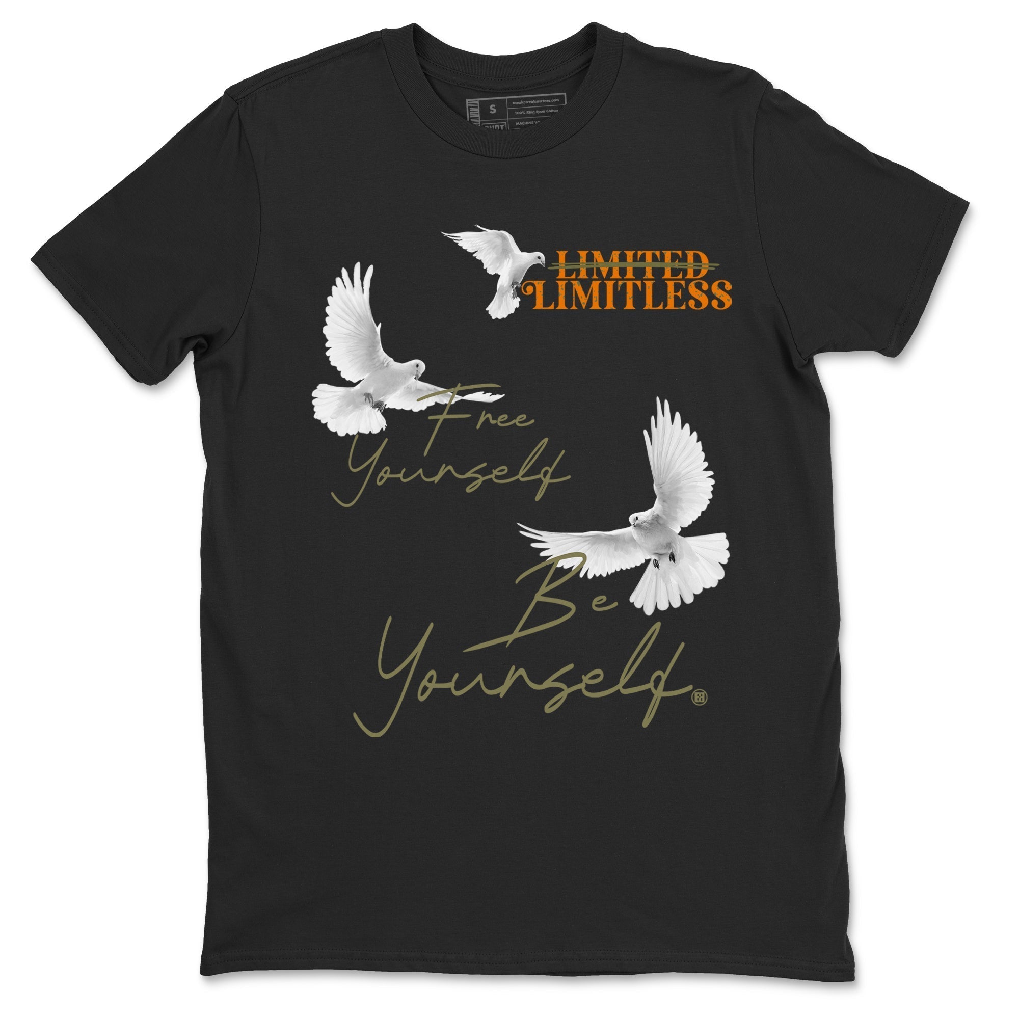 Free Yourself Be Yourself snkmatch Tees - Air Jordan 5 Olive