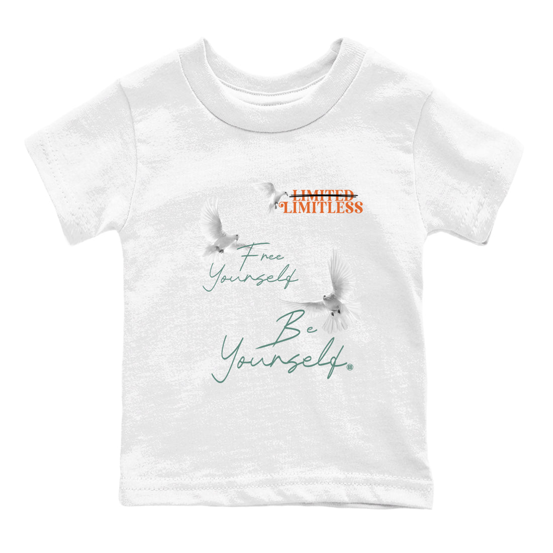 Free Yourself Be Yourself snkmatch Tees Kids - Dunk Ceramic