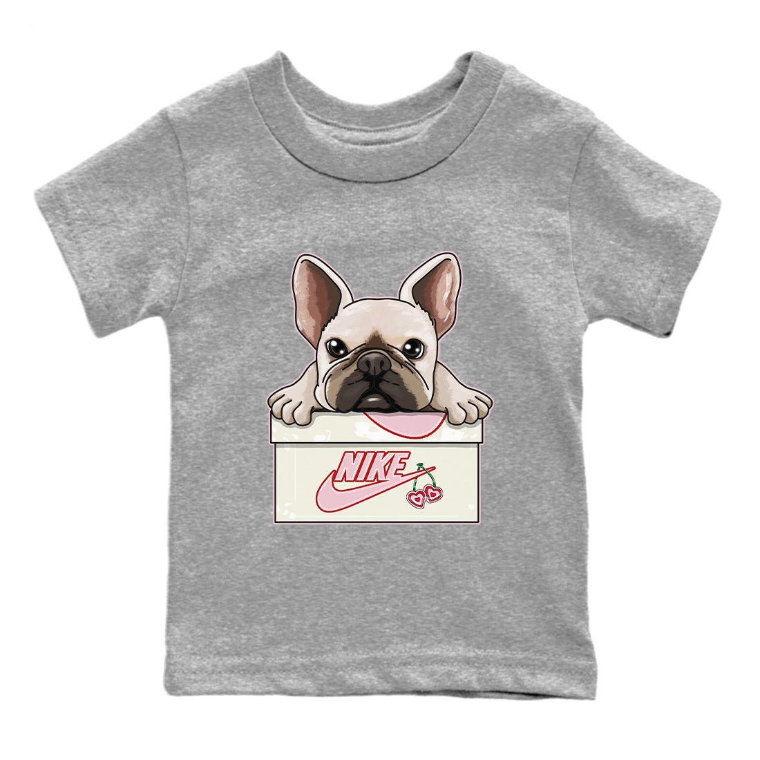 French Bulldog Kids Tops - Air Force 1 Valentines Day