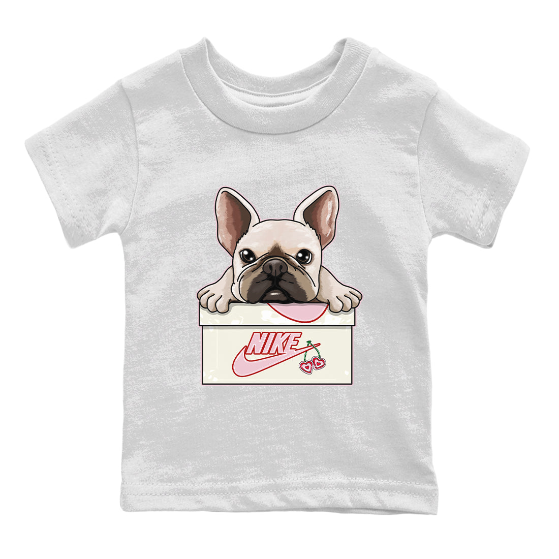 French Bulldog Kids Tops - Air Force 1 Valentines Day