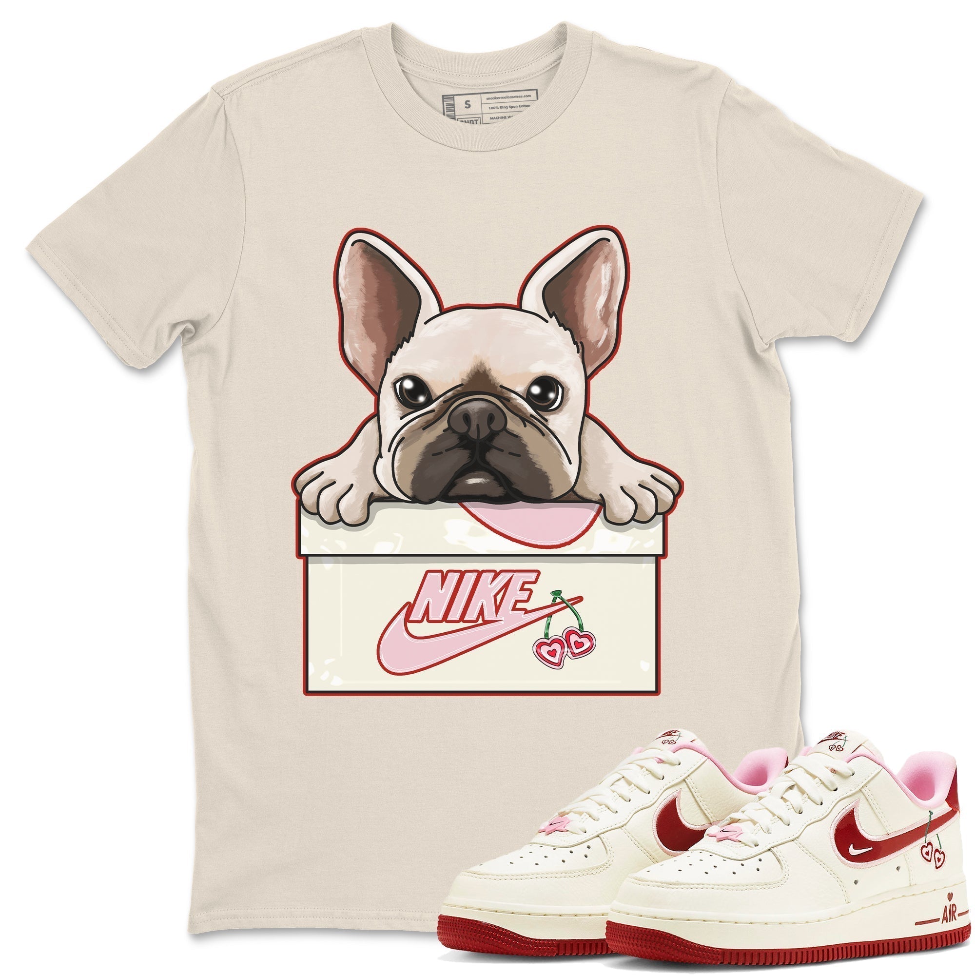 French Bulldog Unisex Tops - Air Force 1 Valentines Day