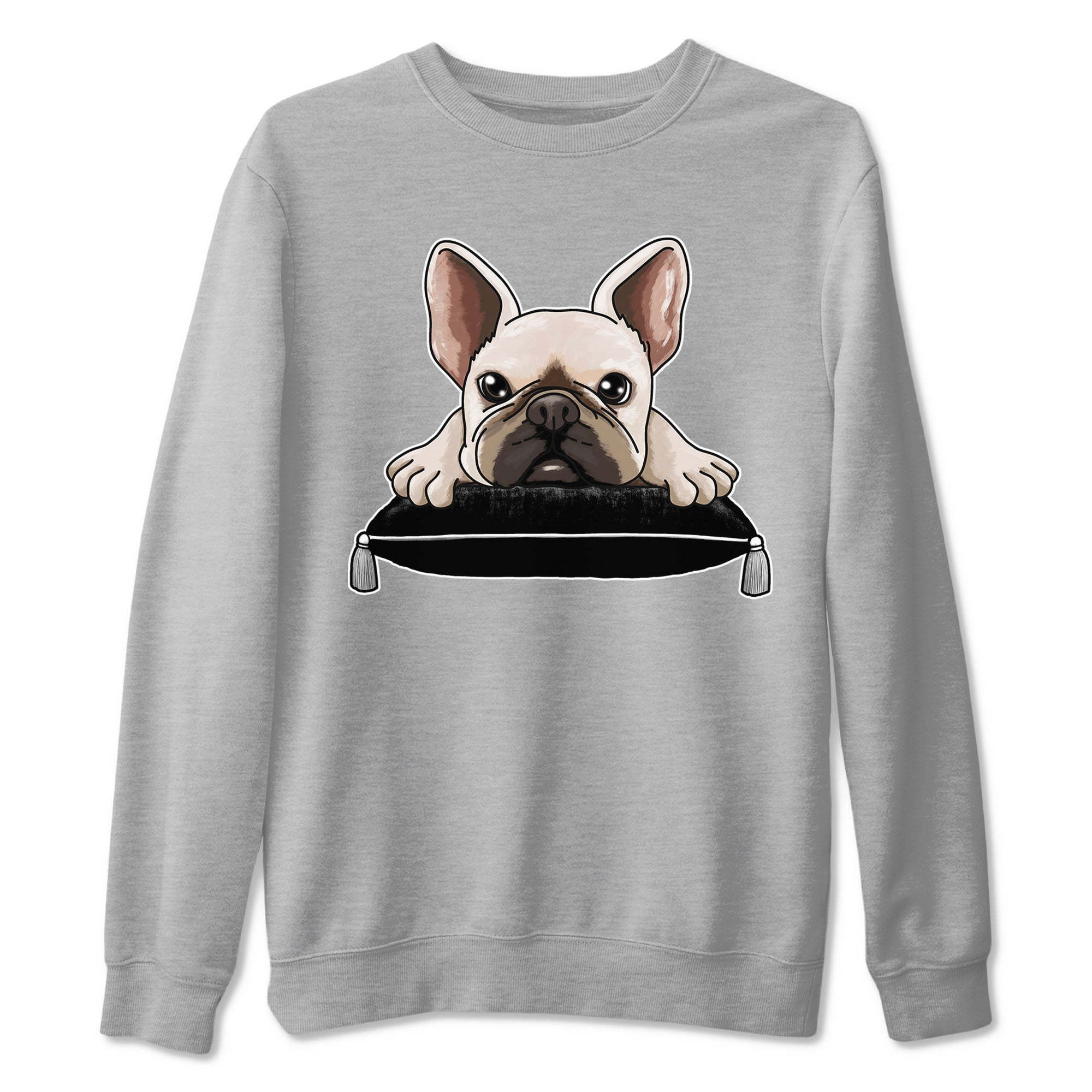 French Bulldog snkmatch Tees - Air Jordan 1 Black White