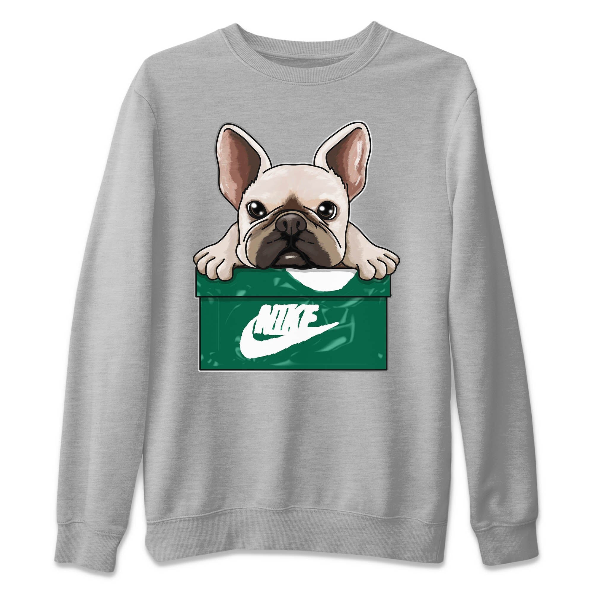 French Bulldog Unisex Tops - Air Jordan 1 Gorge Green