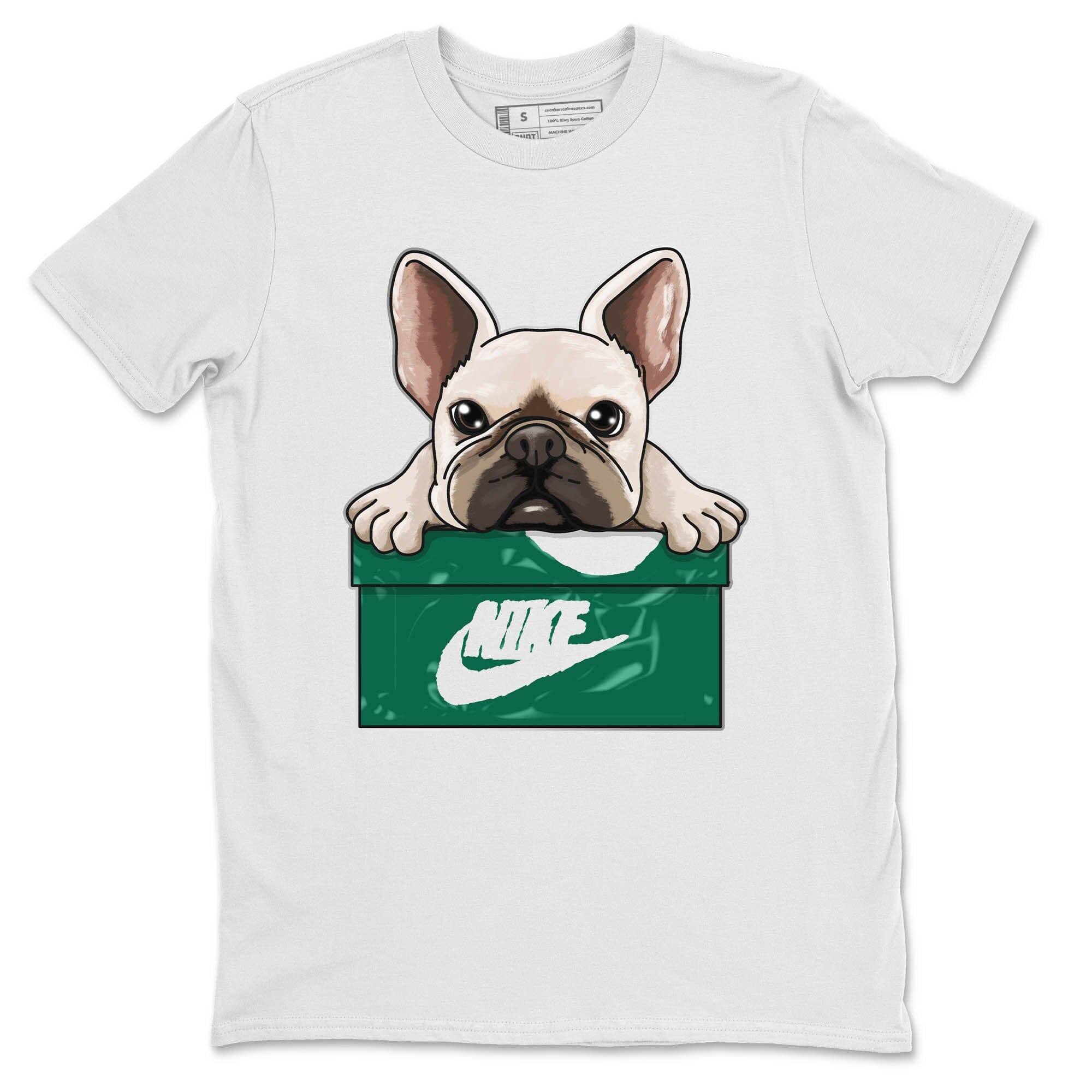 French Bulldog Unisex Tops - Air Jordan 1 Gorge Green