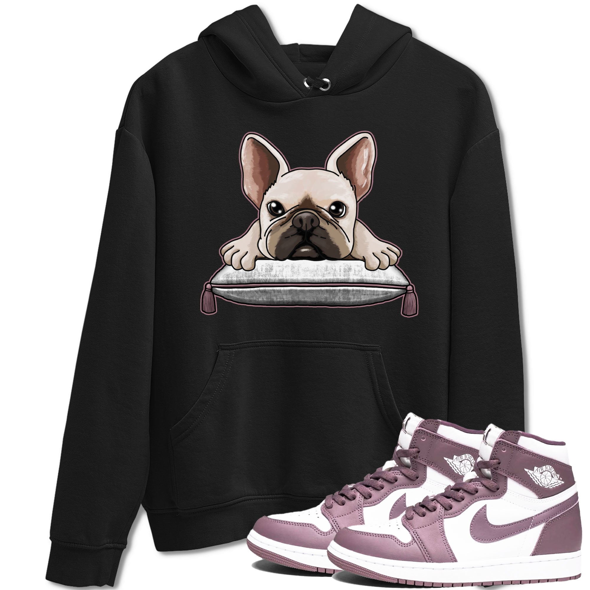 French Bulldog snkmatch Tee - Air Jordan 1 Mauve