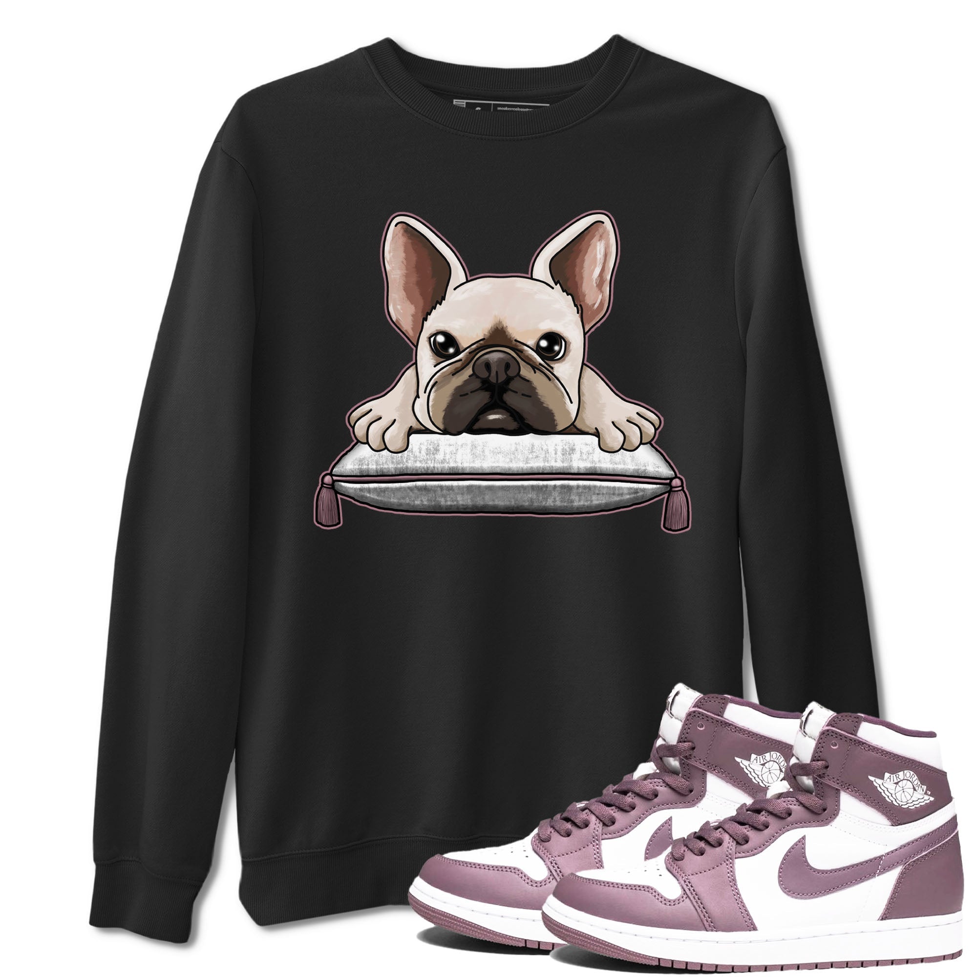 French Bulldog snkmatch Tee - Air Jordan 1 Mauve