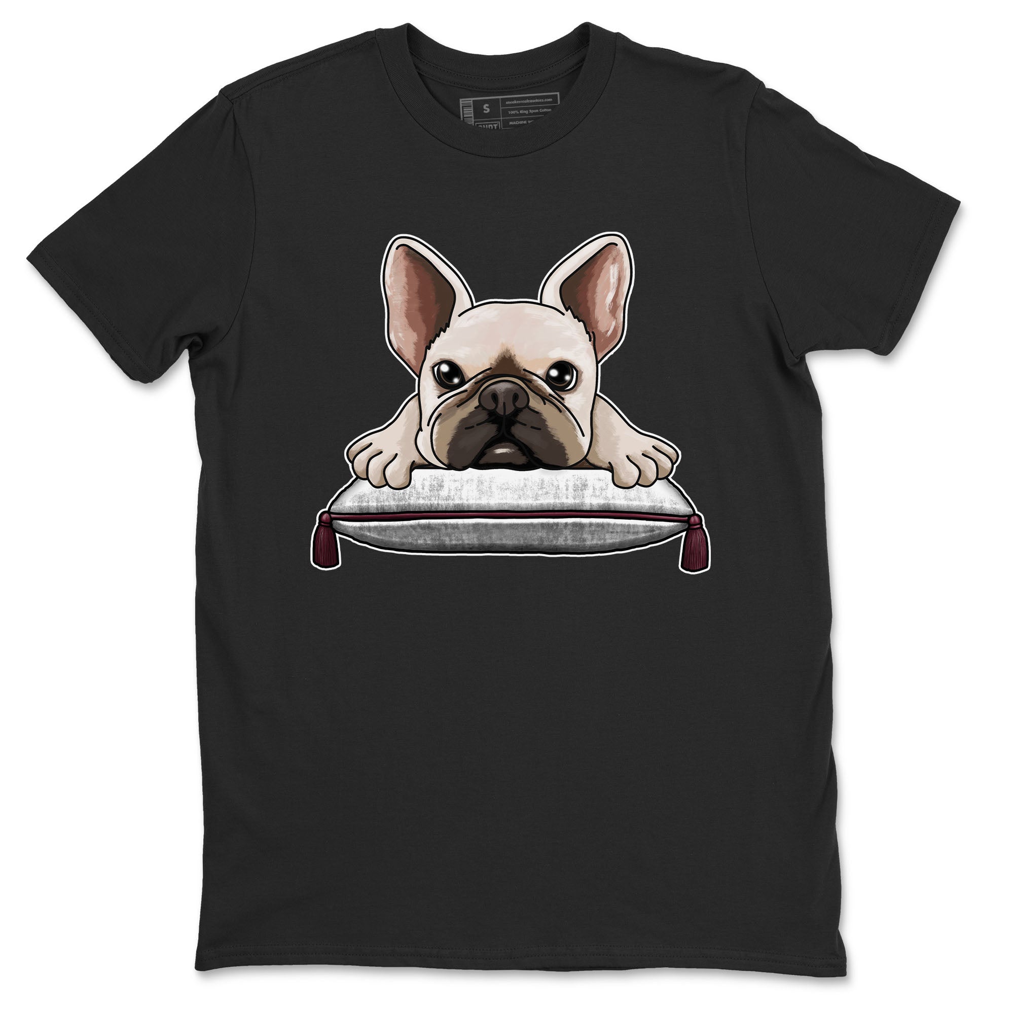 French Bulldog snkmatch Tees - Air Jordan 1 Metallic Burgundy