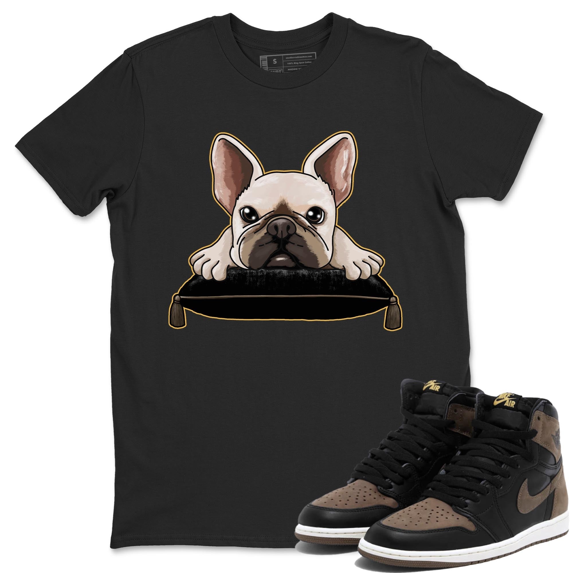 French Bulldog snkmatch Tee - Air Jordan 1 Palomino