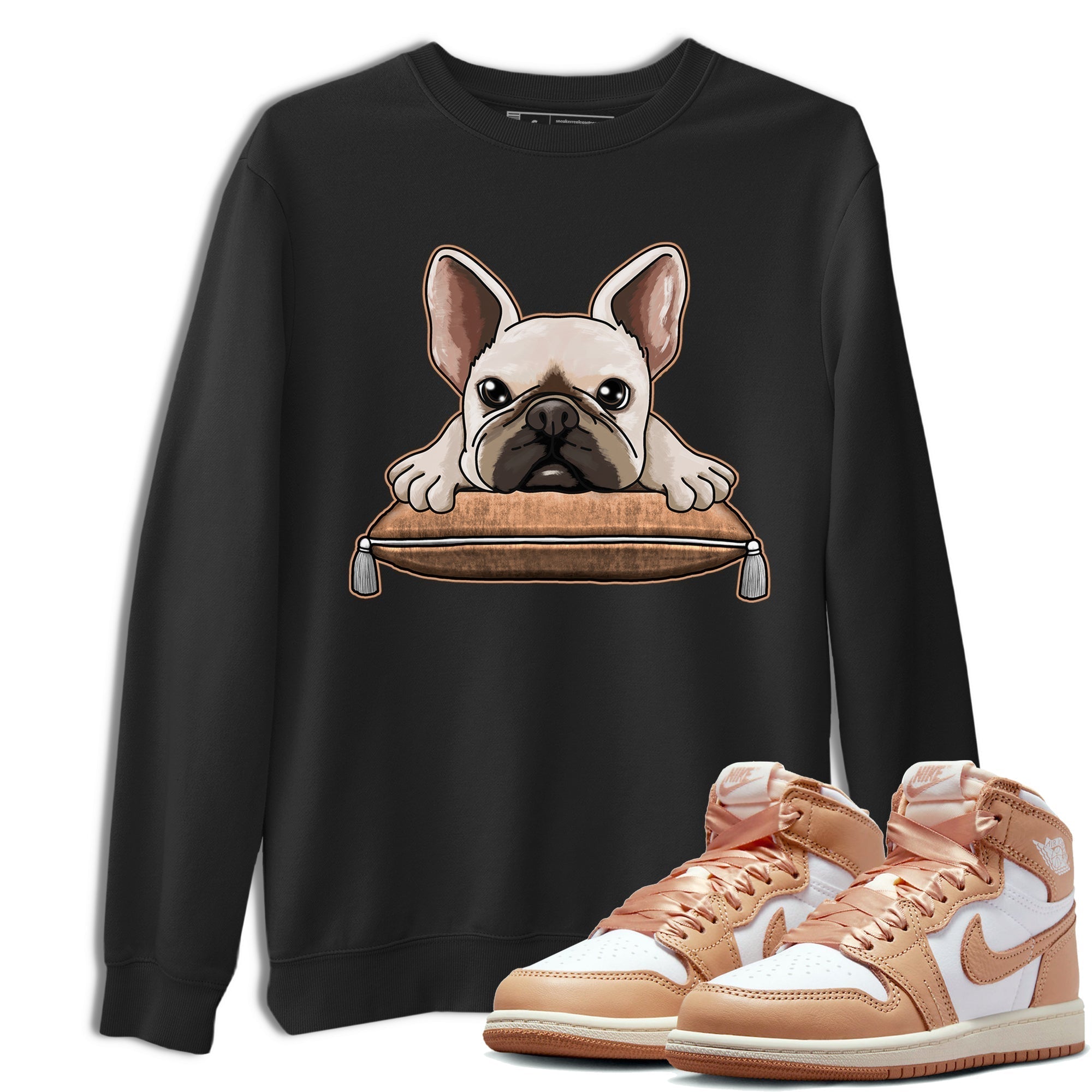 French Bulldog snkmatch Tee - Air Jordan 1 Praline