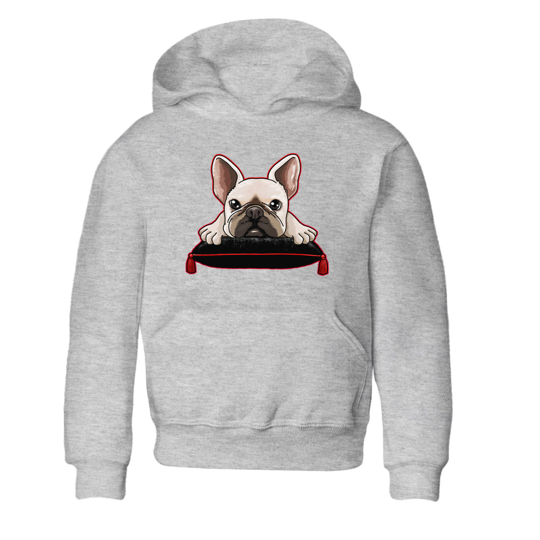 French Bulldog snkmatch Tee Kids - Air Jordan 1 Satin Bred