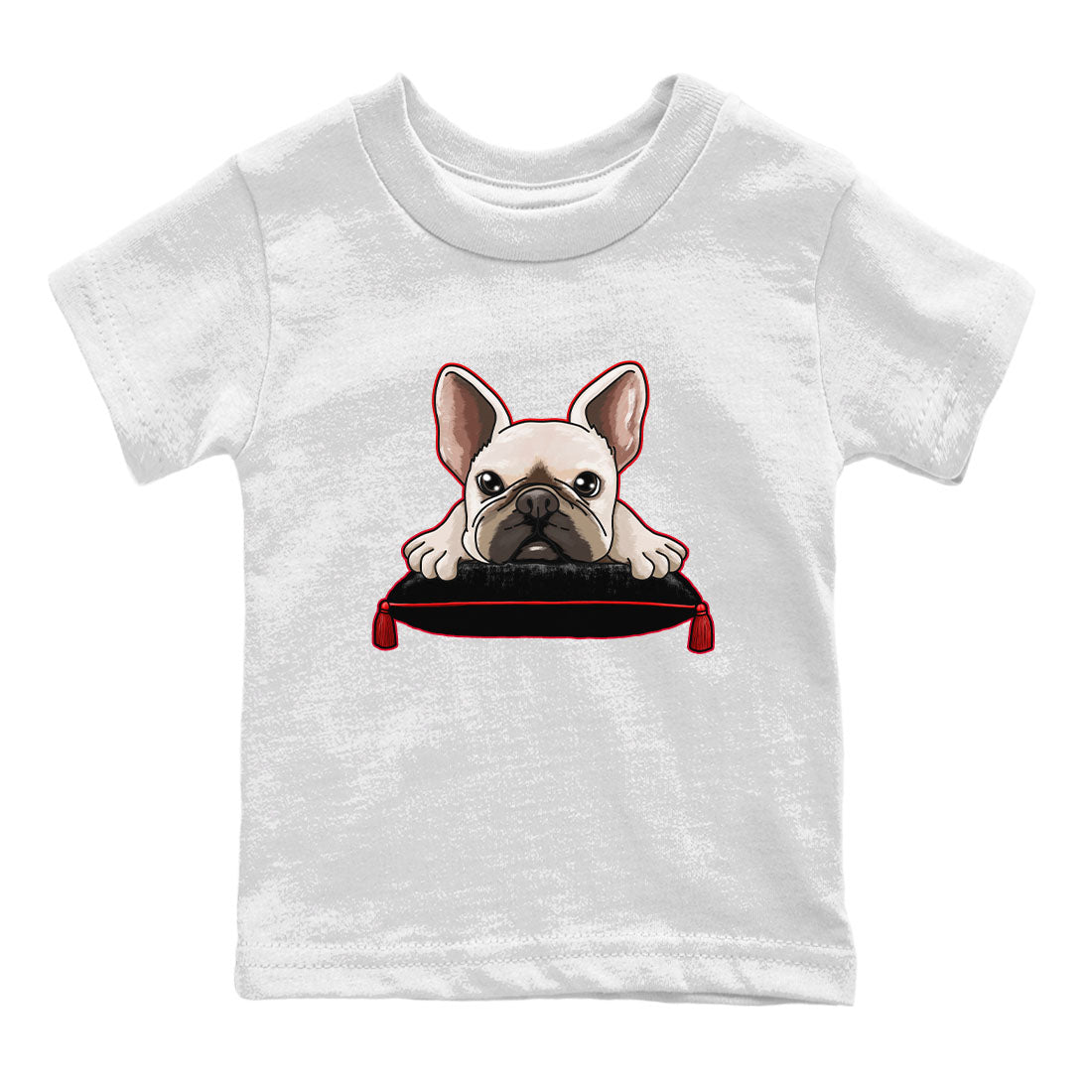 French Bulldog snkmatch Tee Kids - Air Jordan 1 Satin Bred