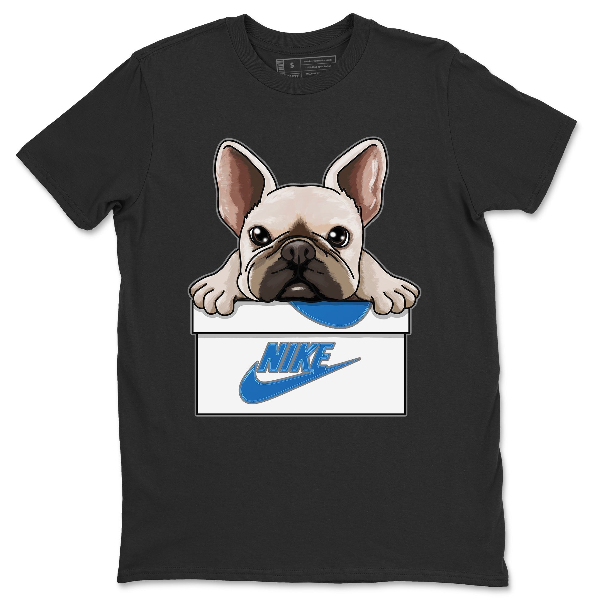 French Bulldog Unisex Tops - Air Jordan 1 True Blue
