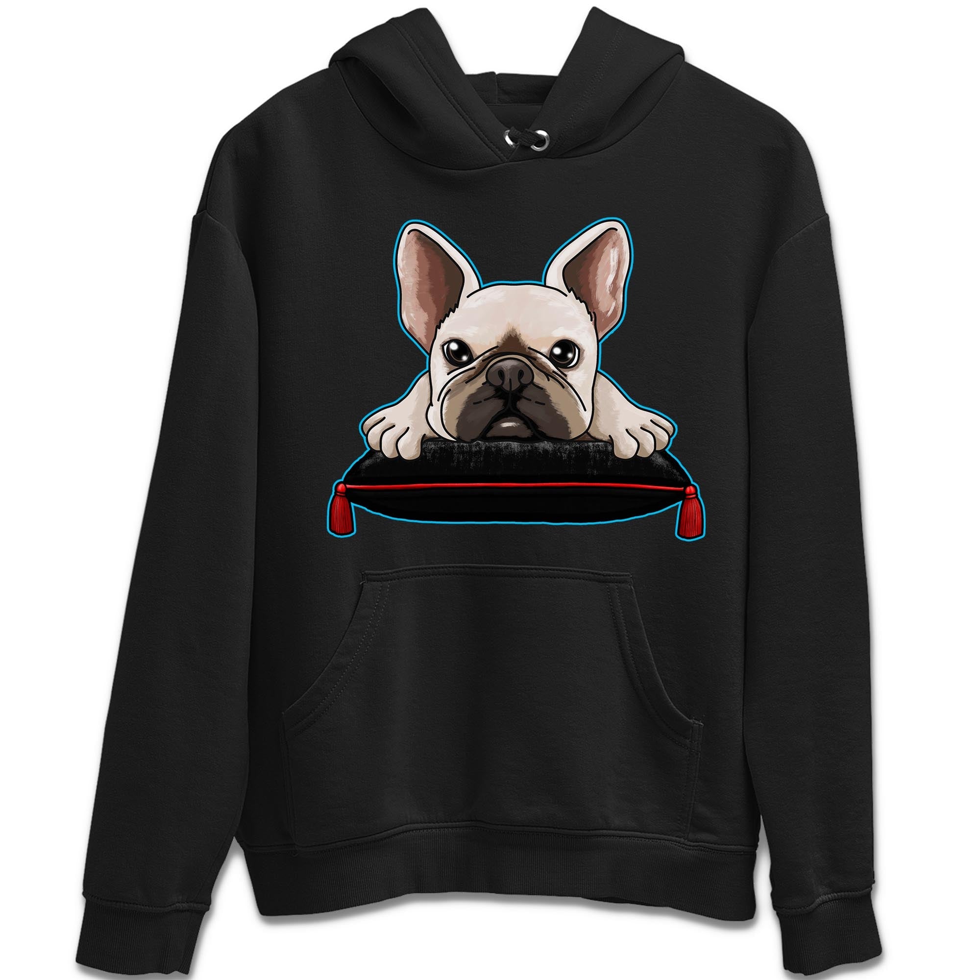 French Bulldog snkmatch Tee - Air Jordan 1 UNC to Chicago