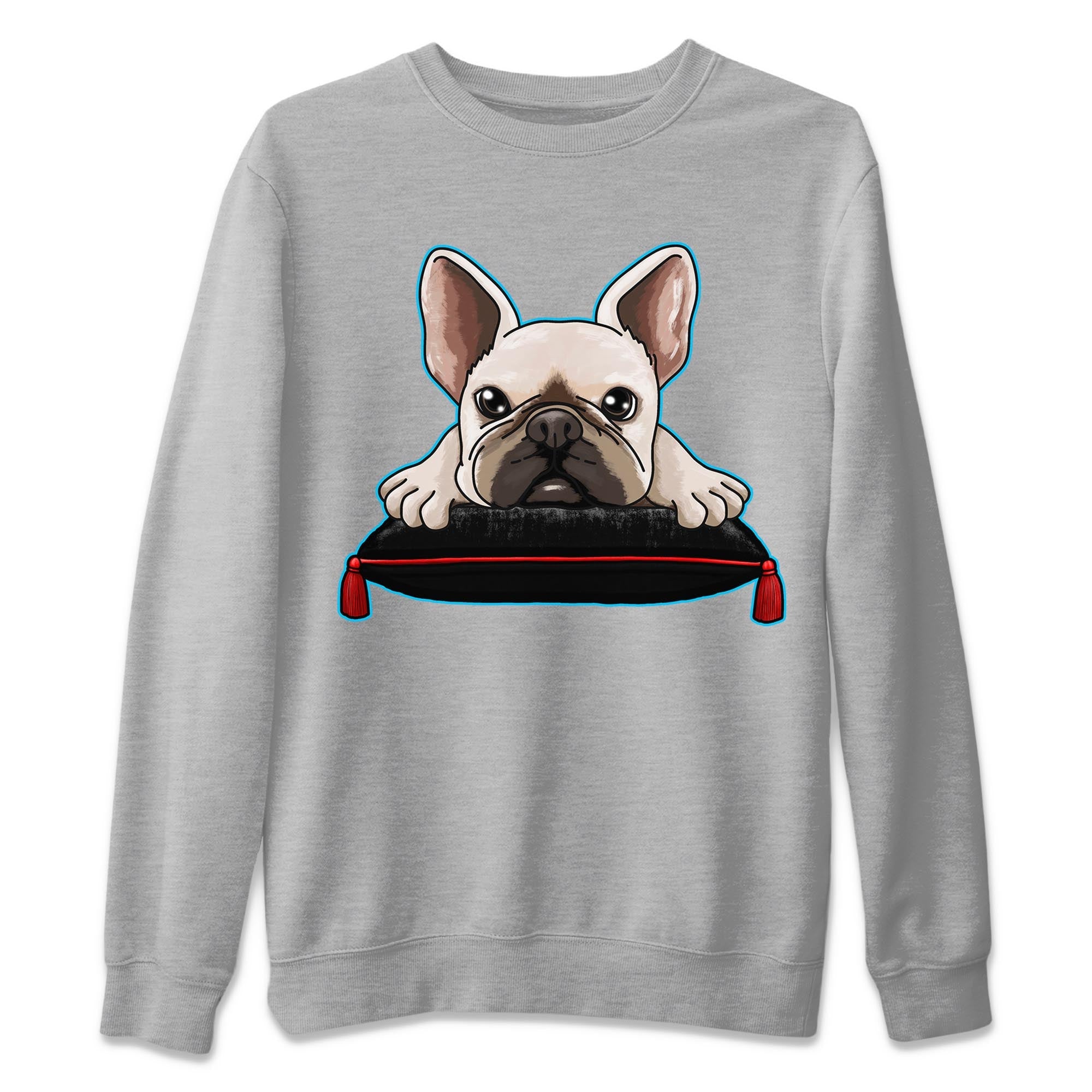 French Bulldog snkmatch Tee - Air Jordan 1 UNC to Chicago
