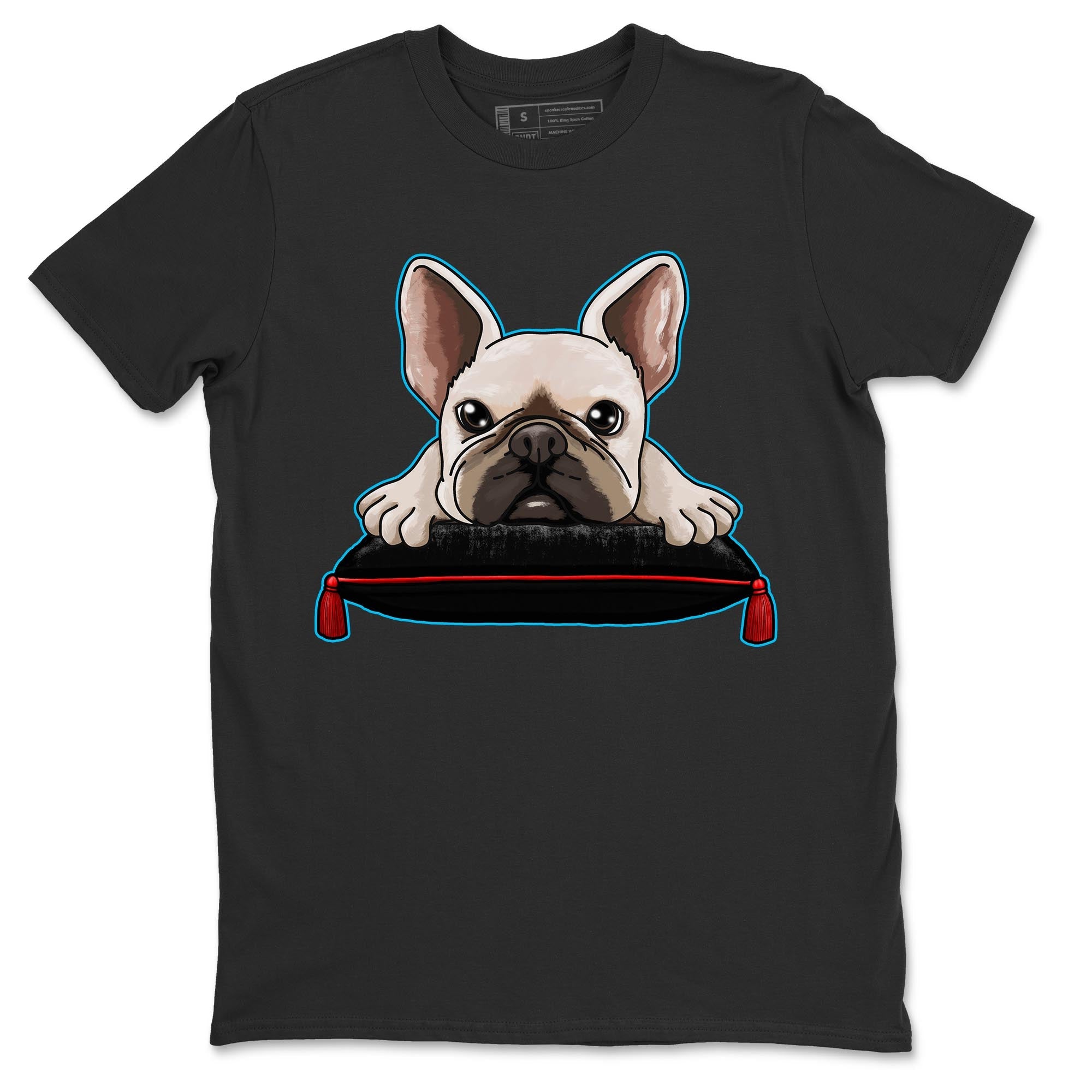 French Bulldog snkmatch Tee - Air Jordan 1 UNC to Chicago