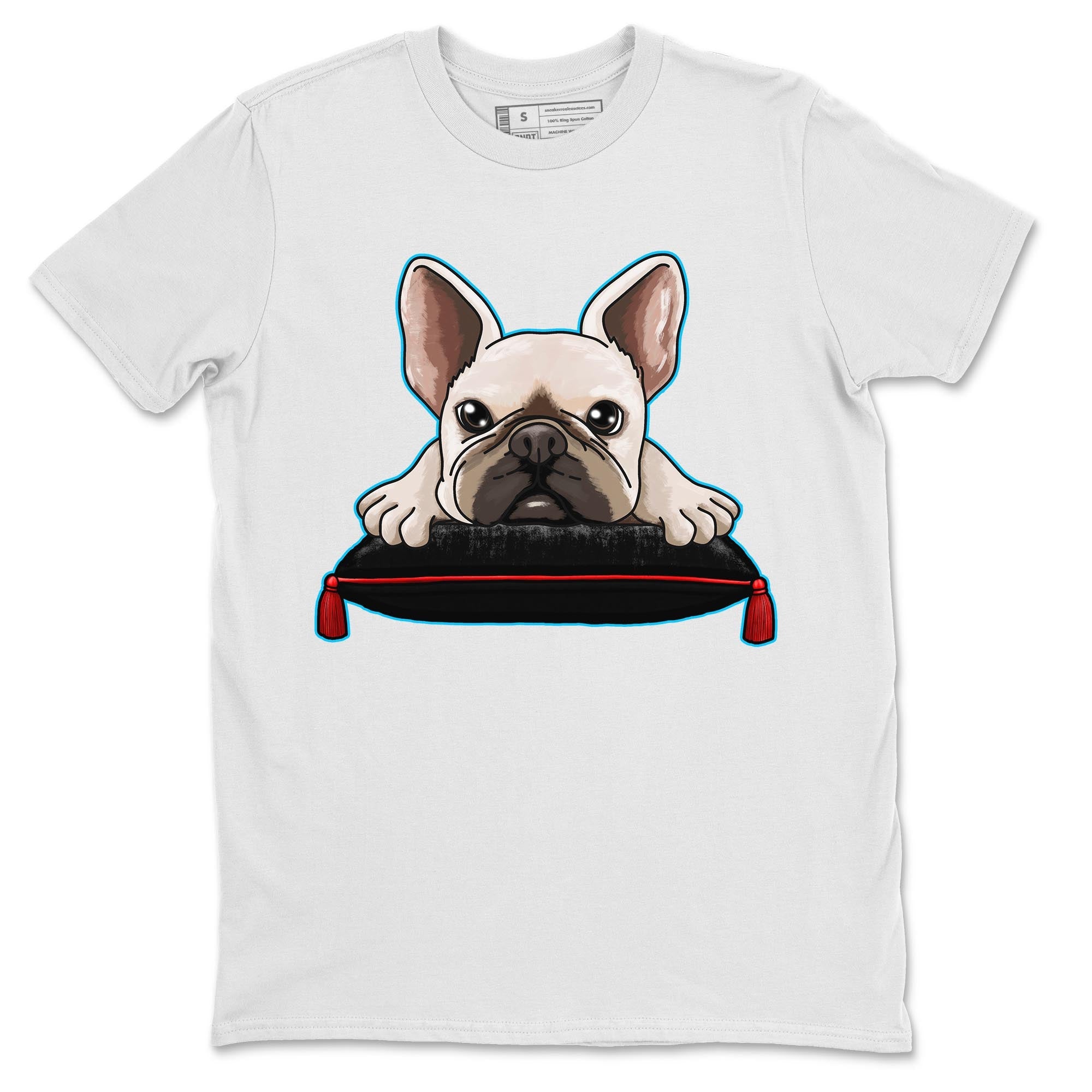 French Bulldog snkmatch Tee - Air Jordan 1 UNC to Chicago