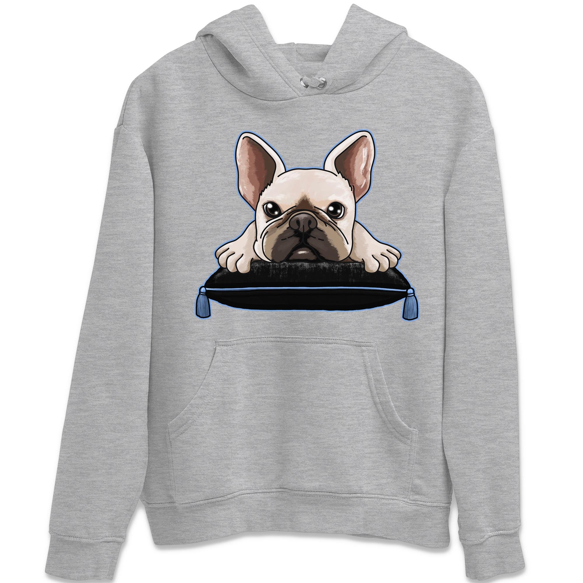 French Bulldog snkmatch Tee - Air Jordan 1 UNC Toe